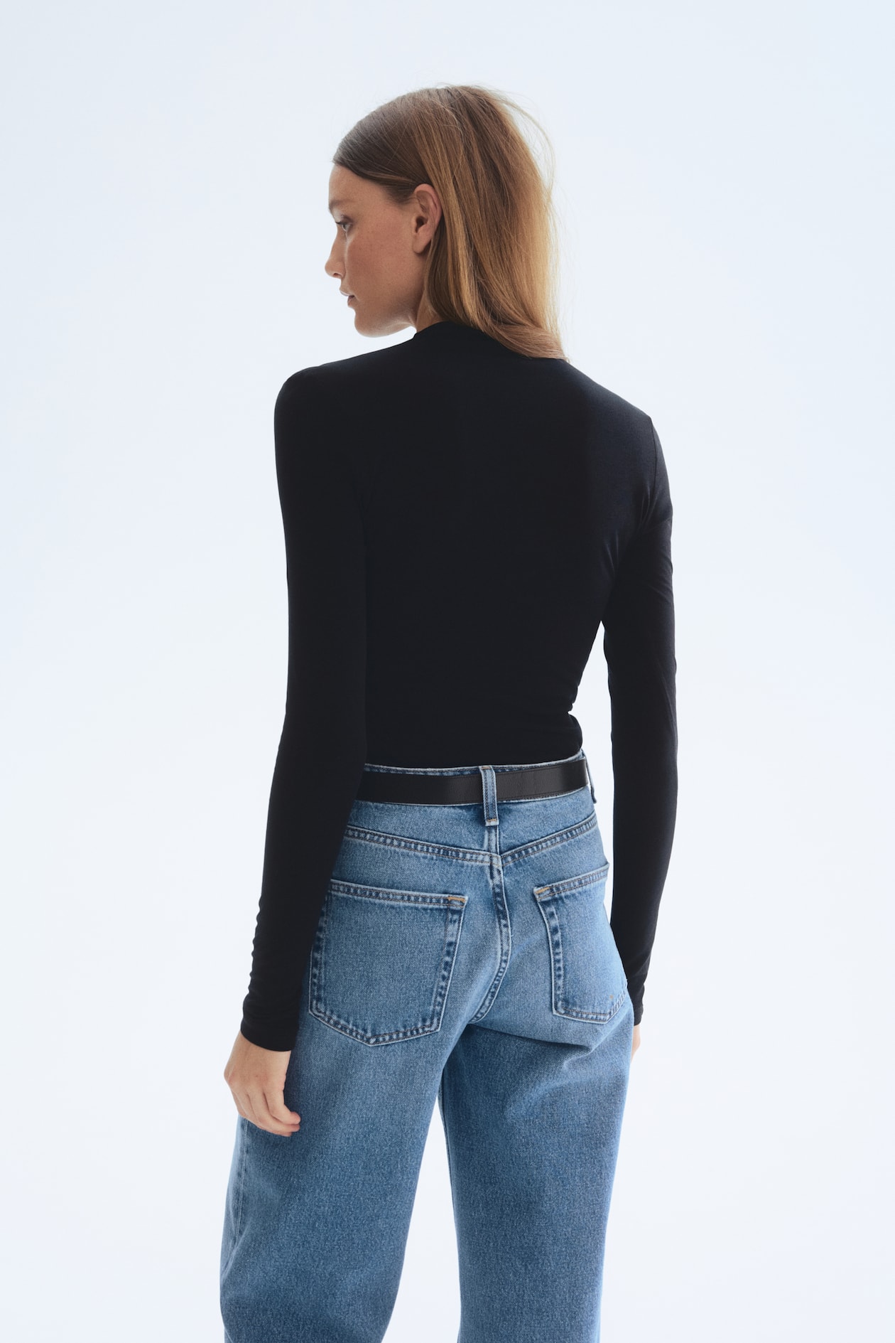 Draped Silk-Blend Top - image 2