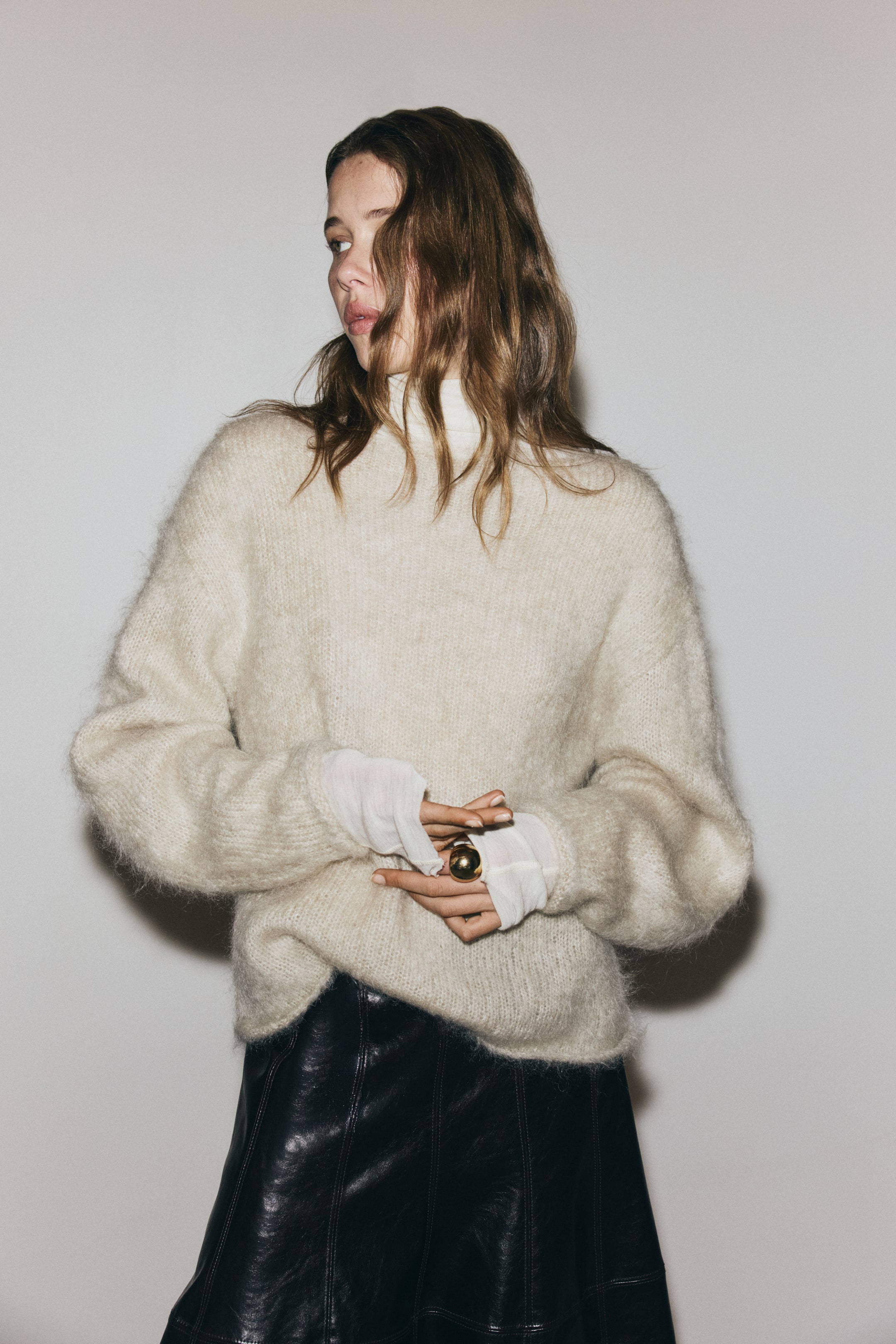 Prikaži veću sliku: Mohair-blend jumper - Svetlobež - Ladies | H&M RS 2