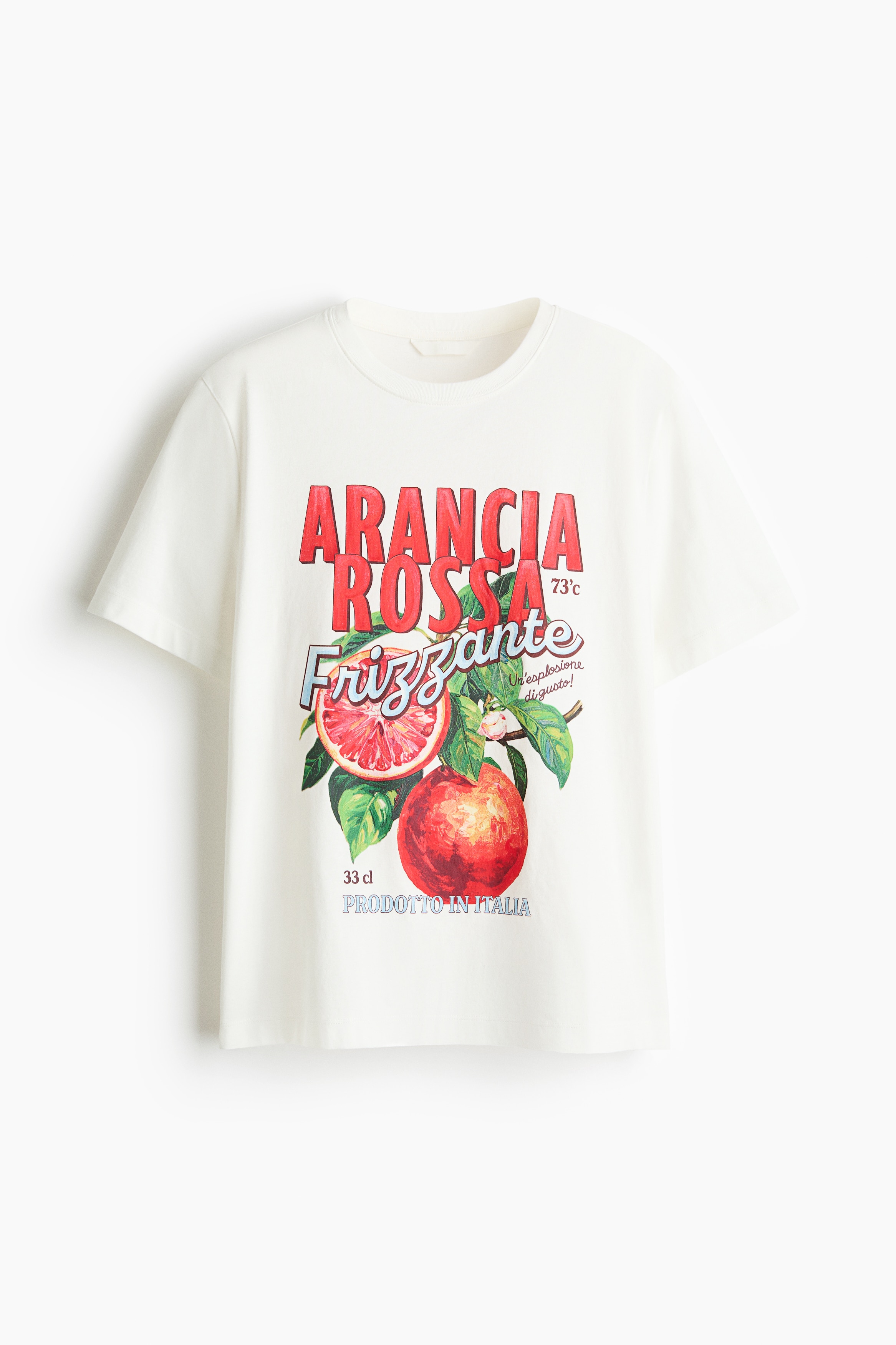 Printed T-Shirt - White/Arancia Rossa/White/Beauté/Dark brown/Simplicité