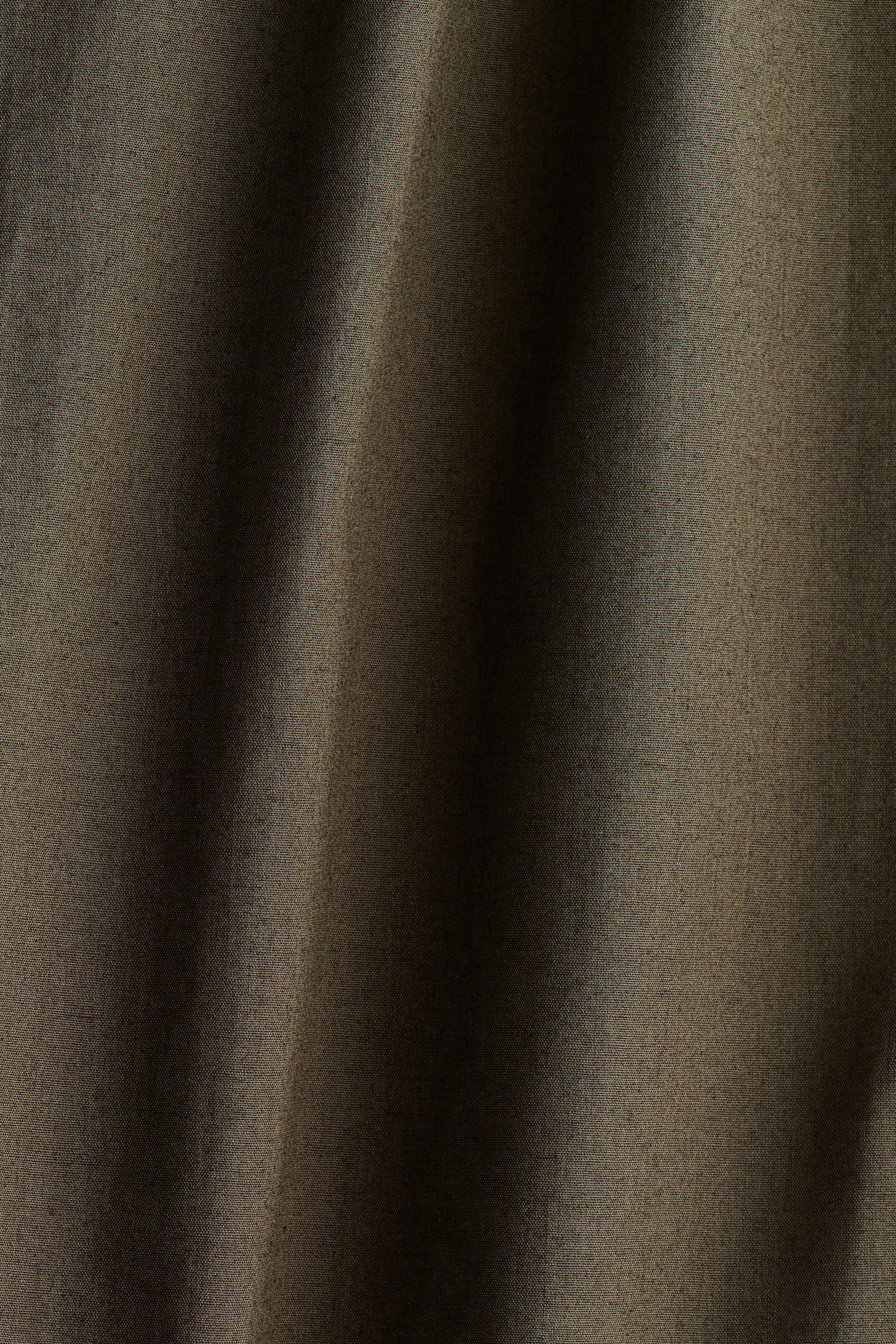 Balloon-Leg Poplin Pants