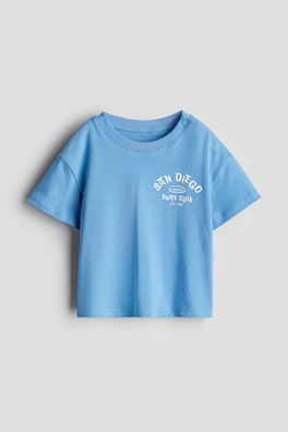T-shirt i bomull med tryck