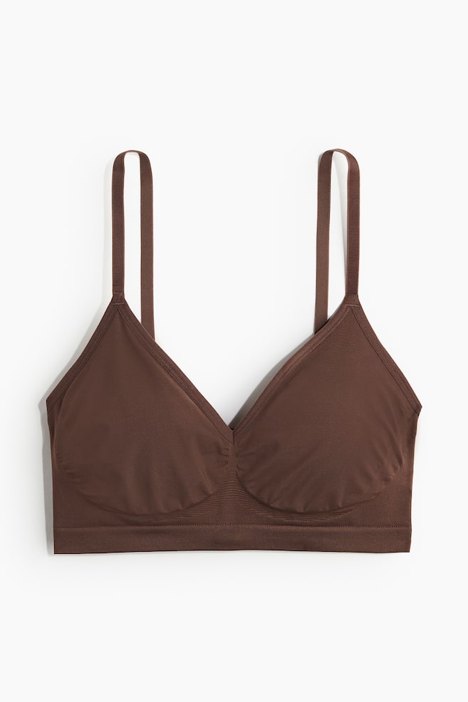 Seamless soft-bh - Donkerbruin/Beige/Zwart/Dusty roze/Donkerbeige - 1