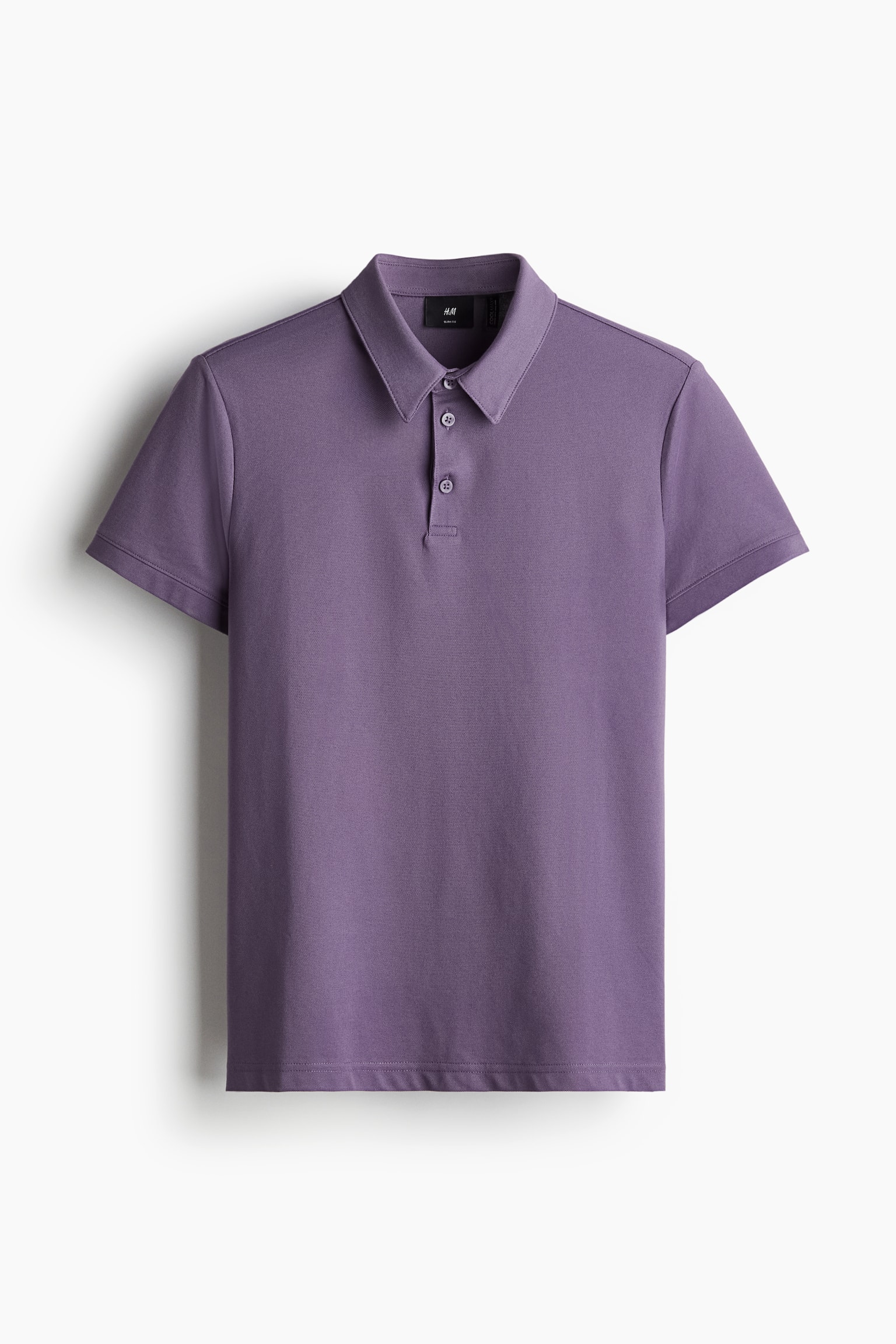 COOLMAX® Slim Fit Polo shirt - Dark purple/Black/Dark turquoise/Forest green/Light beige/White - 1