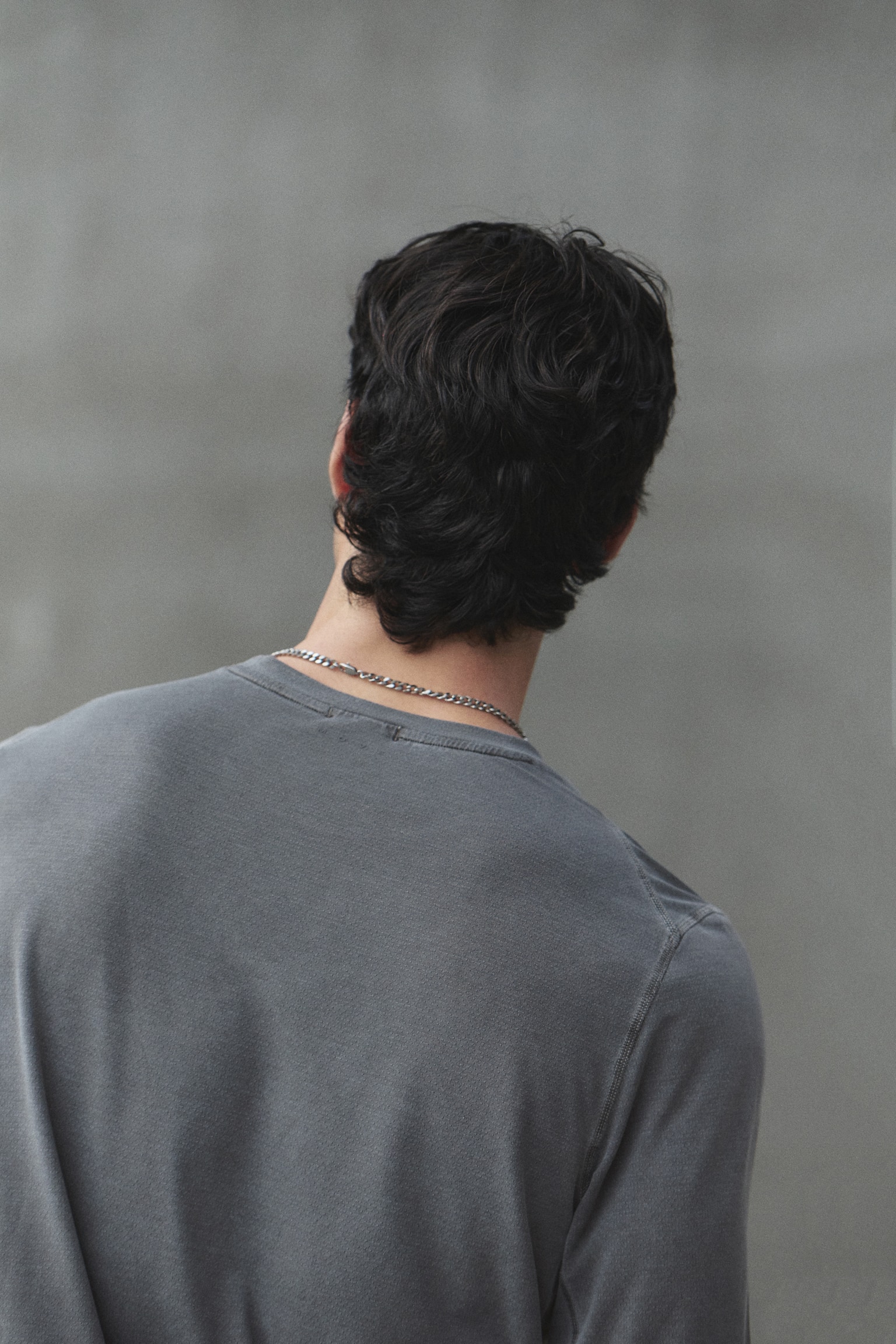 חולצת ספורט עם שרוולים ארוכים Regular Fit DryMove™ - אפור כהה - 8