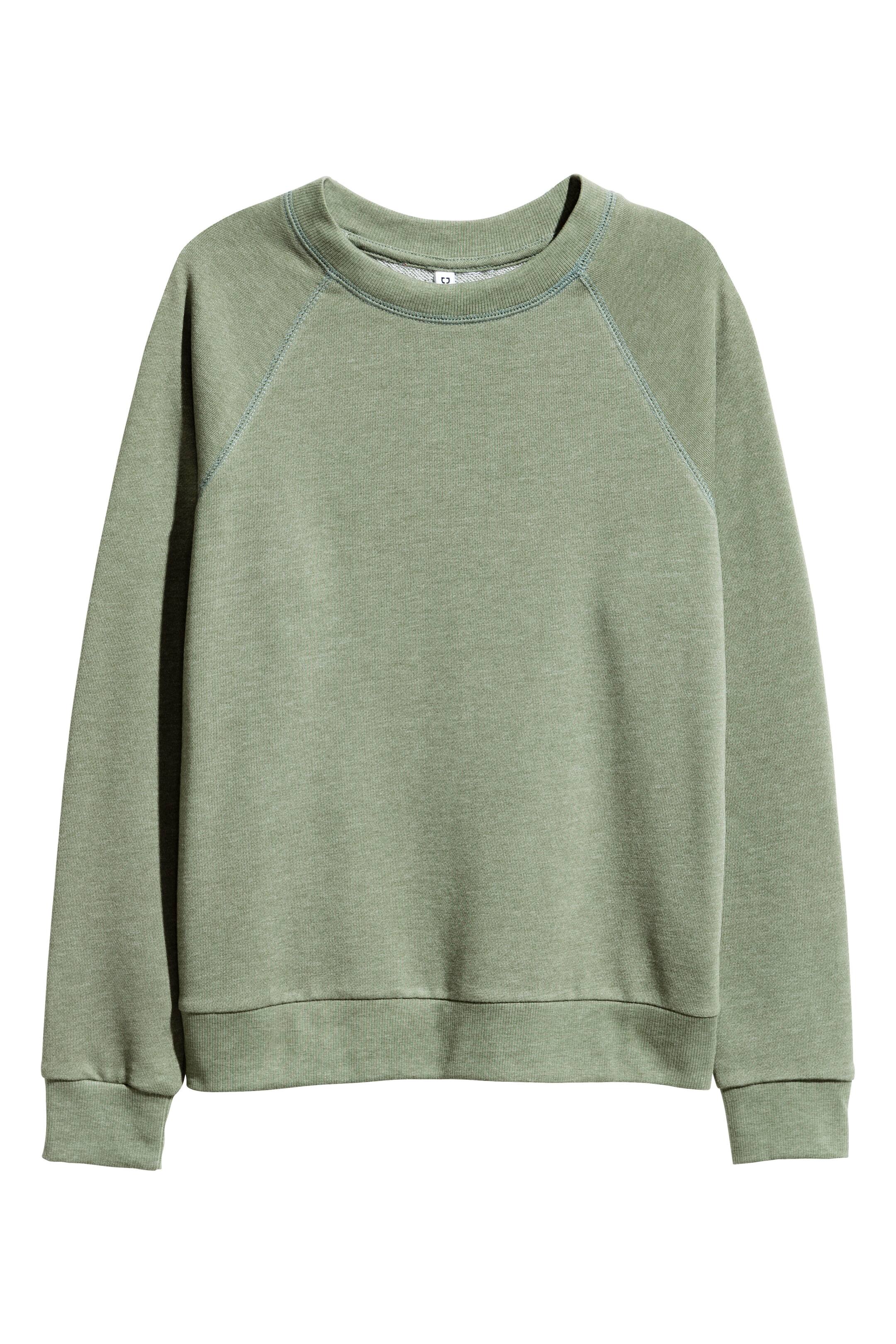 Näytä suurempi kuva: Collegepusero - Khakinvihreä - NAISET | H&M FI 1