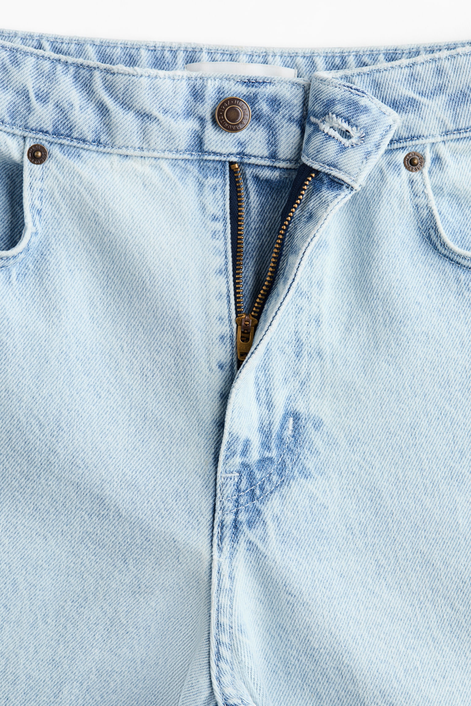 Super Wide High Waist Jeans - Licht denimblauw - 3