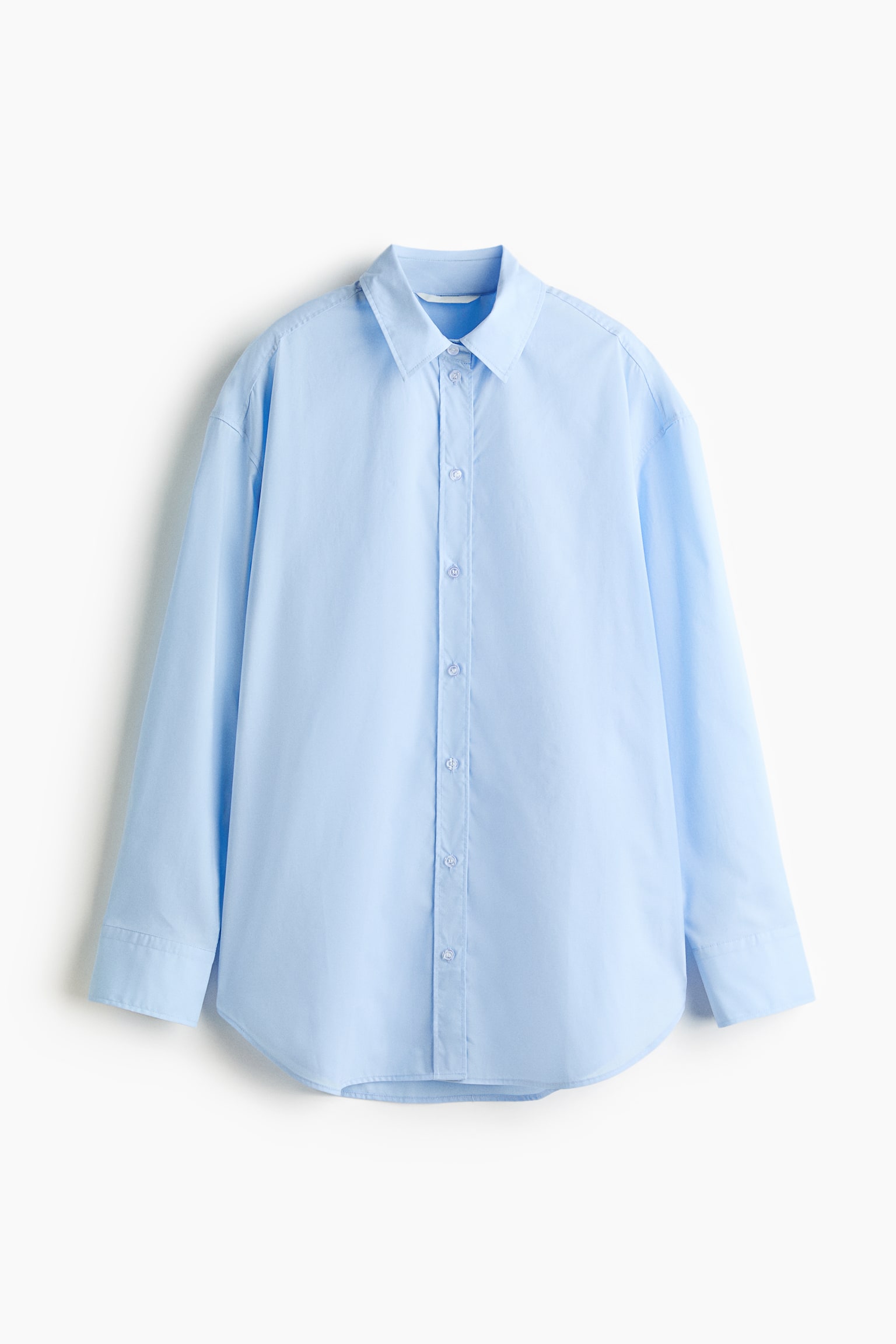 Koszula oversize - Jasnoniebieski/Kremowy/Krata/Biały/Czerwony/Paski - 1