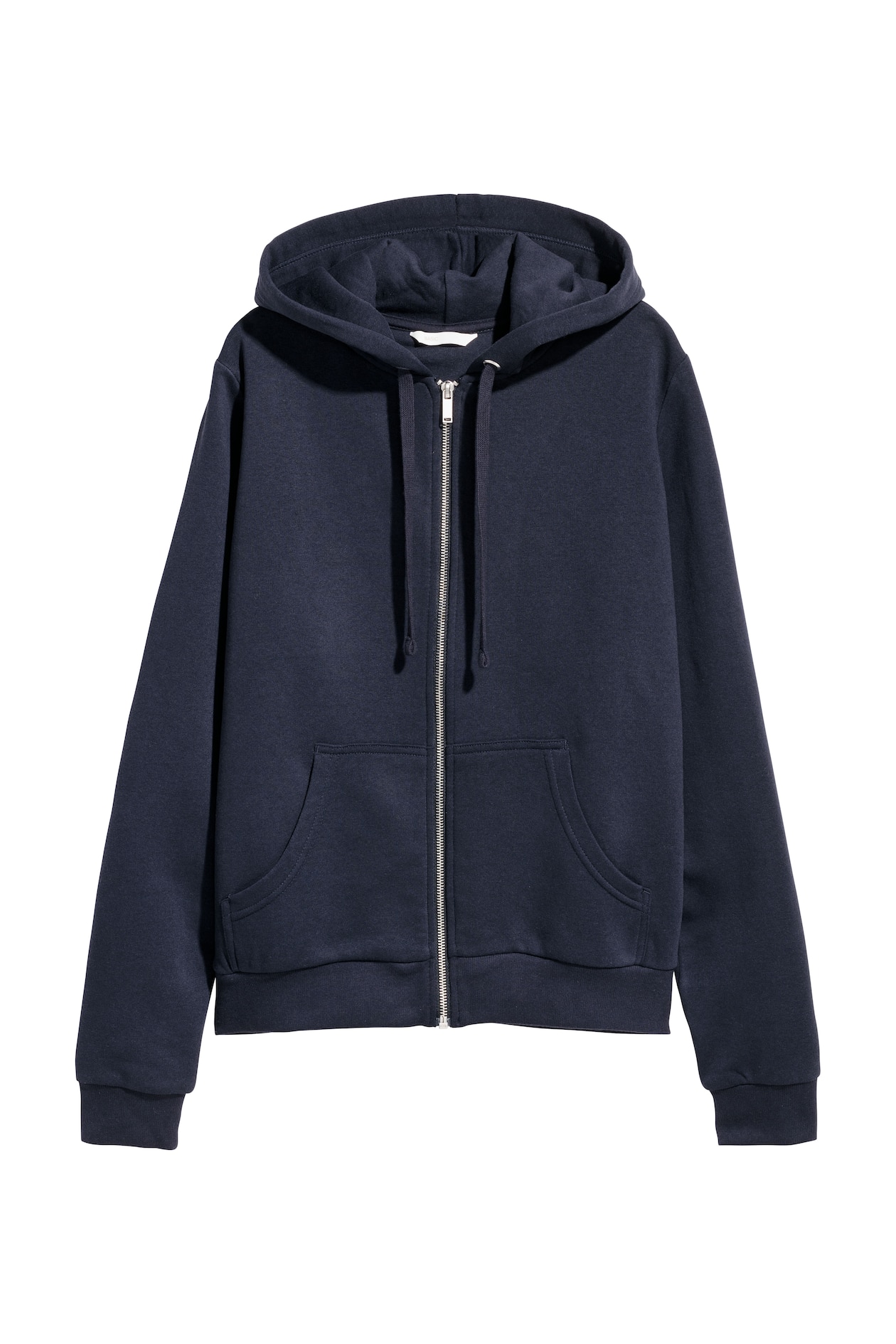 Hooded Jacket - Long sleeve - Regular length - Dark blue - Ladies | H&M CA