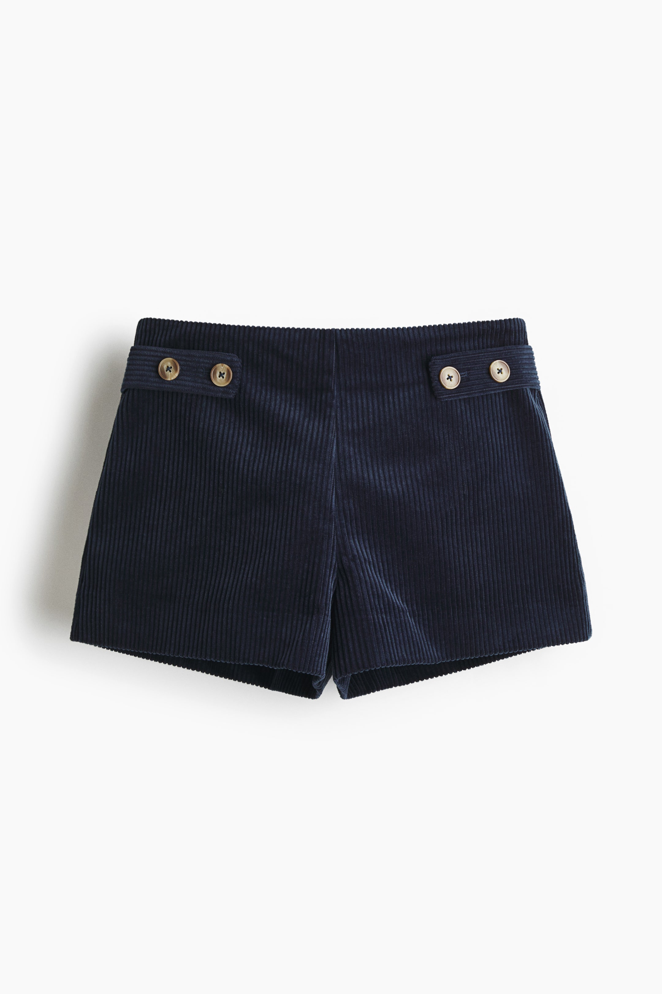 Ver imagen más grande: Minishorts de pana - Azul oscuro - MUJER | H&M ES 4