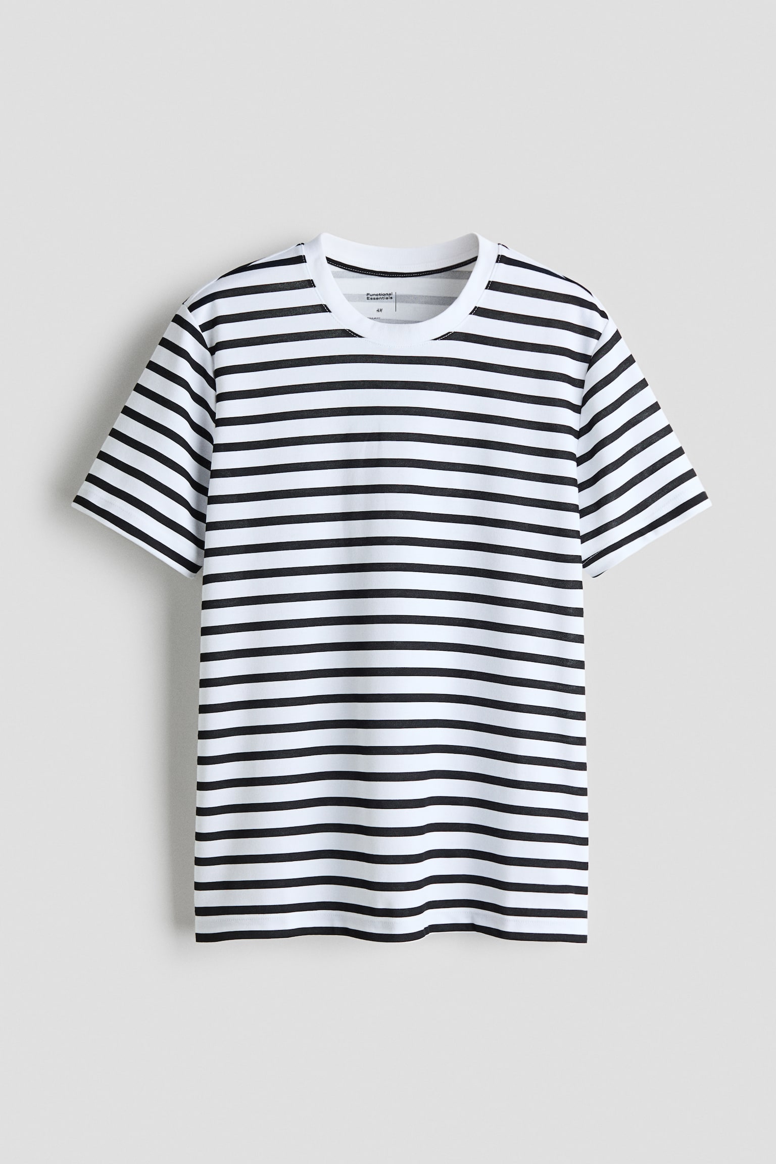 Áo thun Cooling Regular Fit - White/Striped/Màu xám nhạt đốm/Màu trắng/Màu đen/Màu nâu đậm/Màu xám nhạt đốm