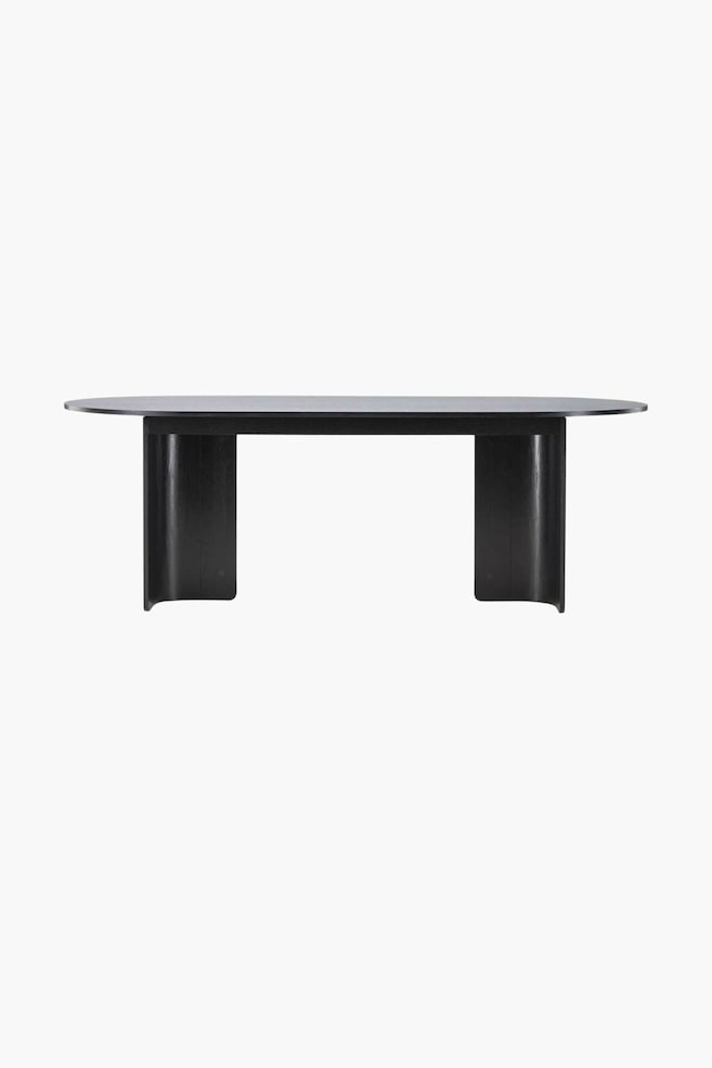 Tyresö Table À Manger - Mdf, Noir/Mdf, Blanc - 1