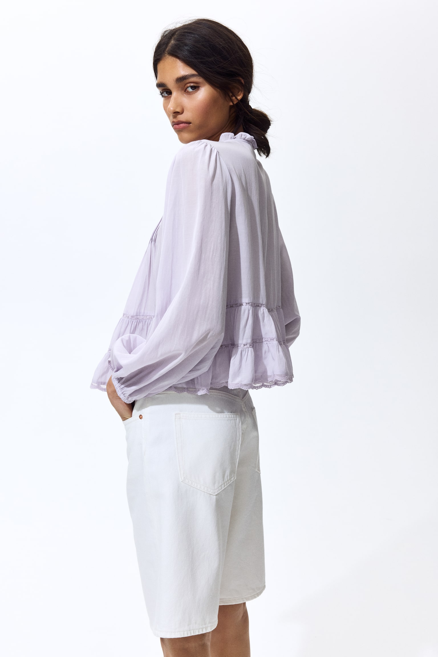 Pintucked blouse - 4