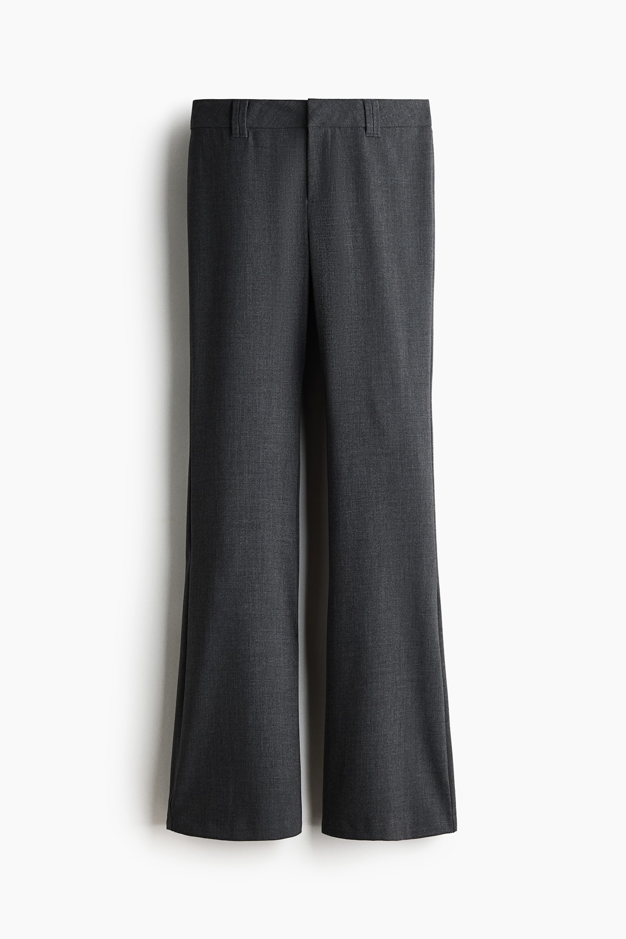 High Rise Plain Flared Dress Pants