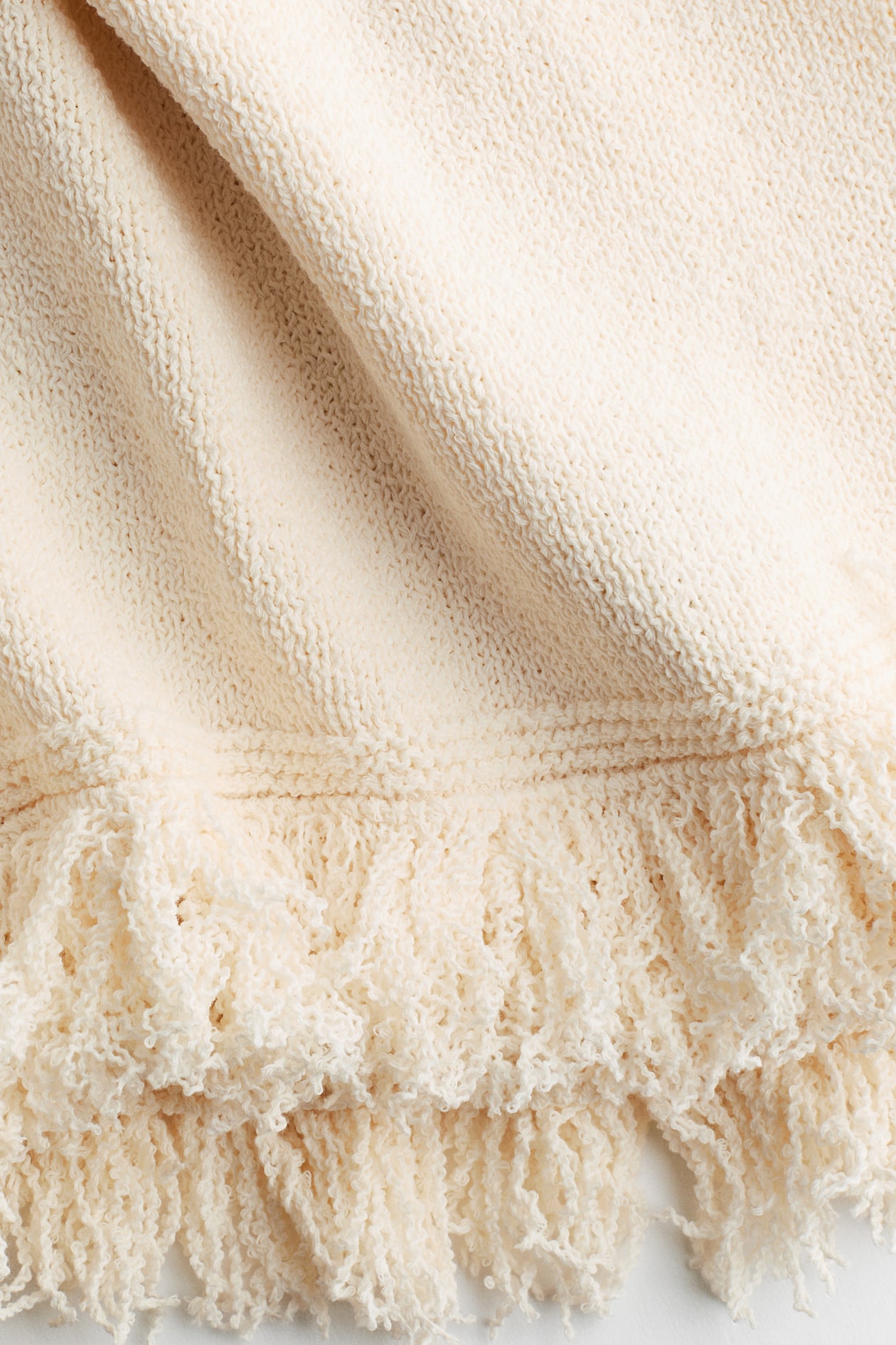 Fringe-Trimmed Knit Top - image 2