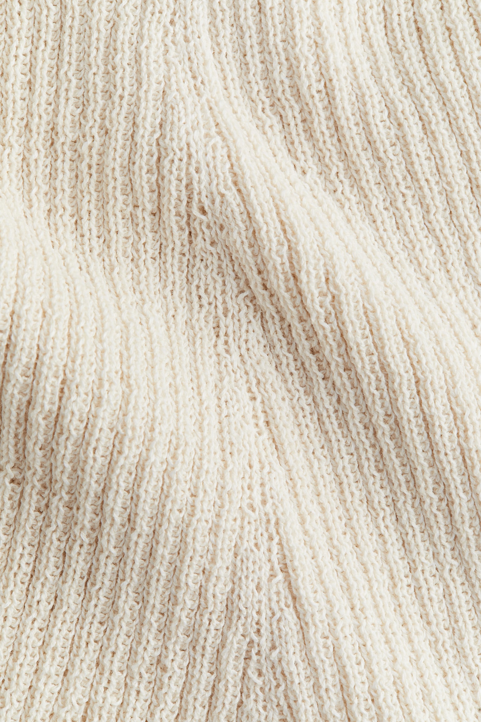 MAMA Long rib-knit dress - Light beige - 7