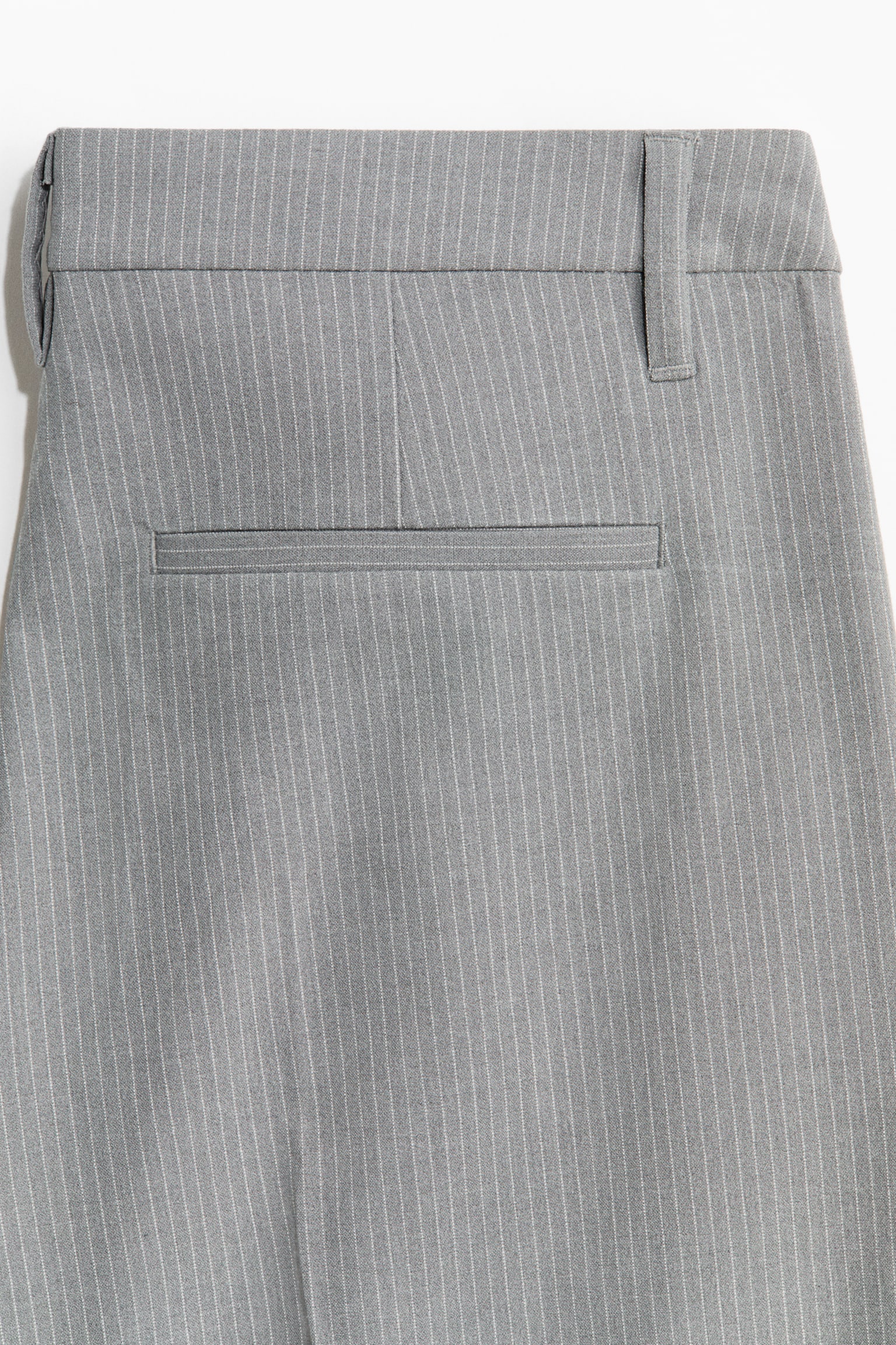 Wide tailored trousers - Light grey/Pinstriped/Grey/Pinstriped/Grey/Checked/Grey/Dark blue/Pinstriped - 8