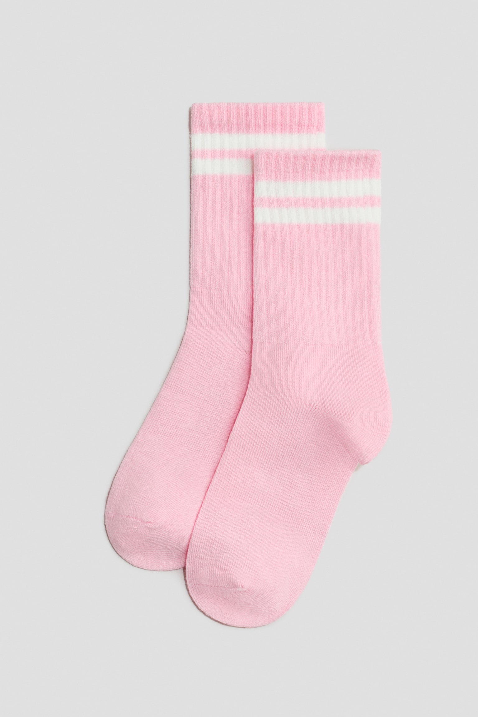 5雙入襪子 - 粉紅色/薄荷綠/淺粉紅色/愛心/淺粉紅色/淺藍色/紫色/白色/粉紅色/混米色/淺紫色/條紋/奶油色/海軍藍/蝴蝶結 - 2