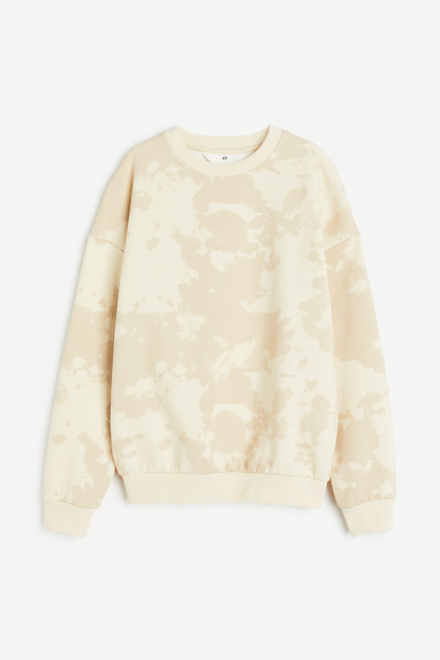 Print Sweater - Light beige/Tie dye/Natural white/Skater - 1