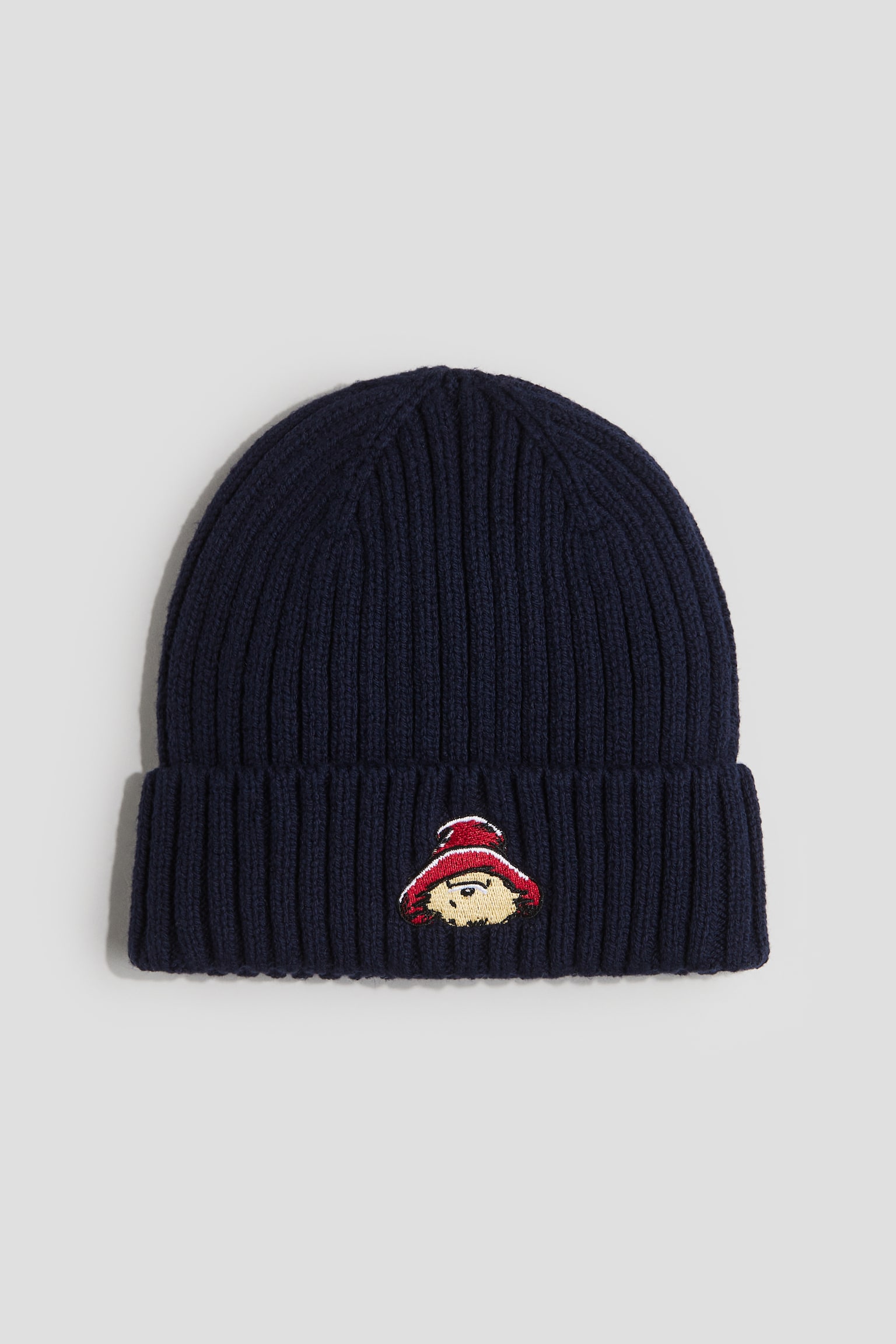 Gorro com pormenor bordado - Azul marinho/Urso Paddington/Vermelho/Urso Paddington - 1