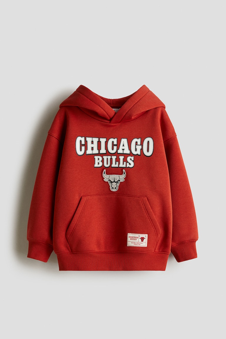 プリントスウェットパーカ - レッド／Chicago Bulls | H&M JP