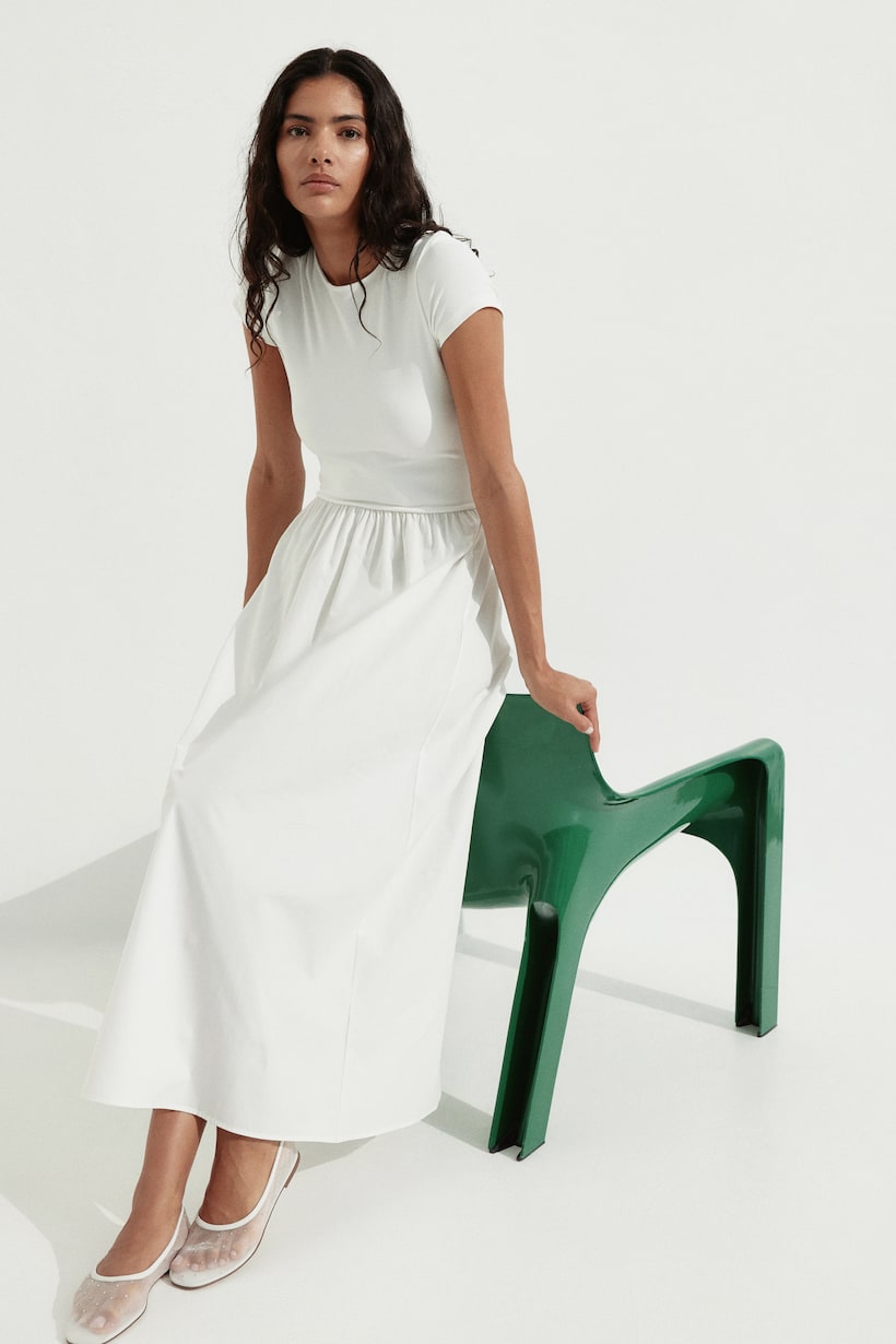 Witte Jurken Mini, Midi en Maxi Zomer en Feest H&M BE