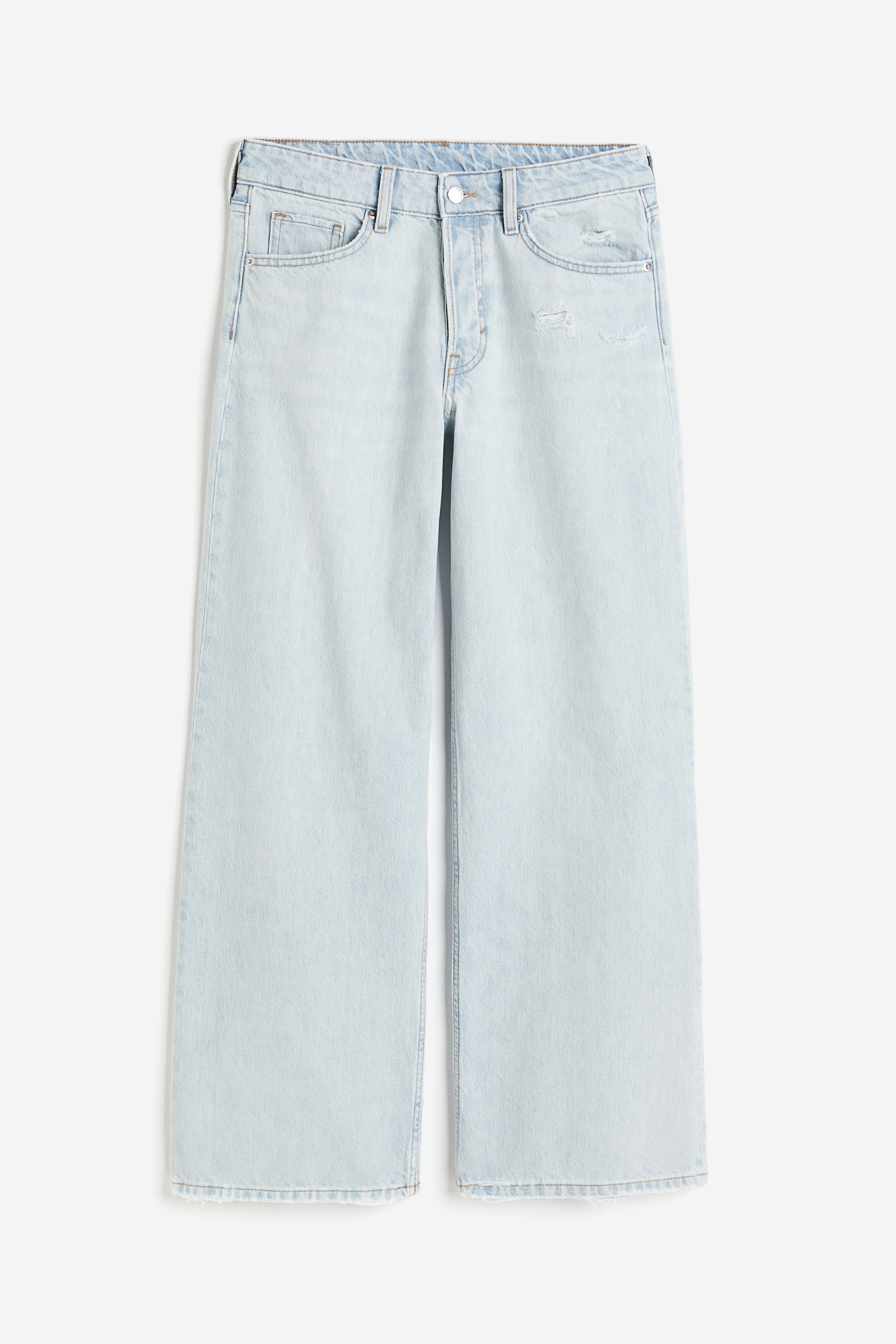 Baggy Wide Low Jeans - Pale denim blue - Ladies | H&M GB 5