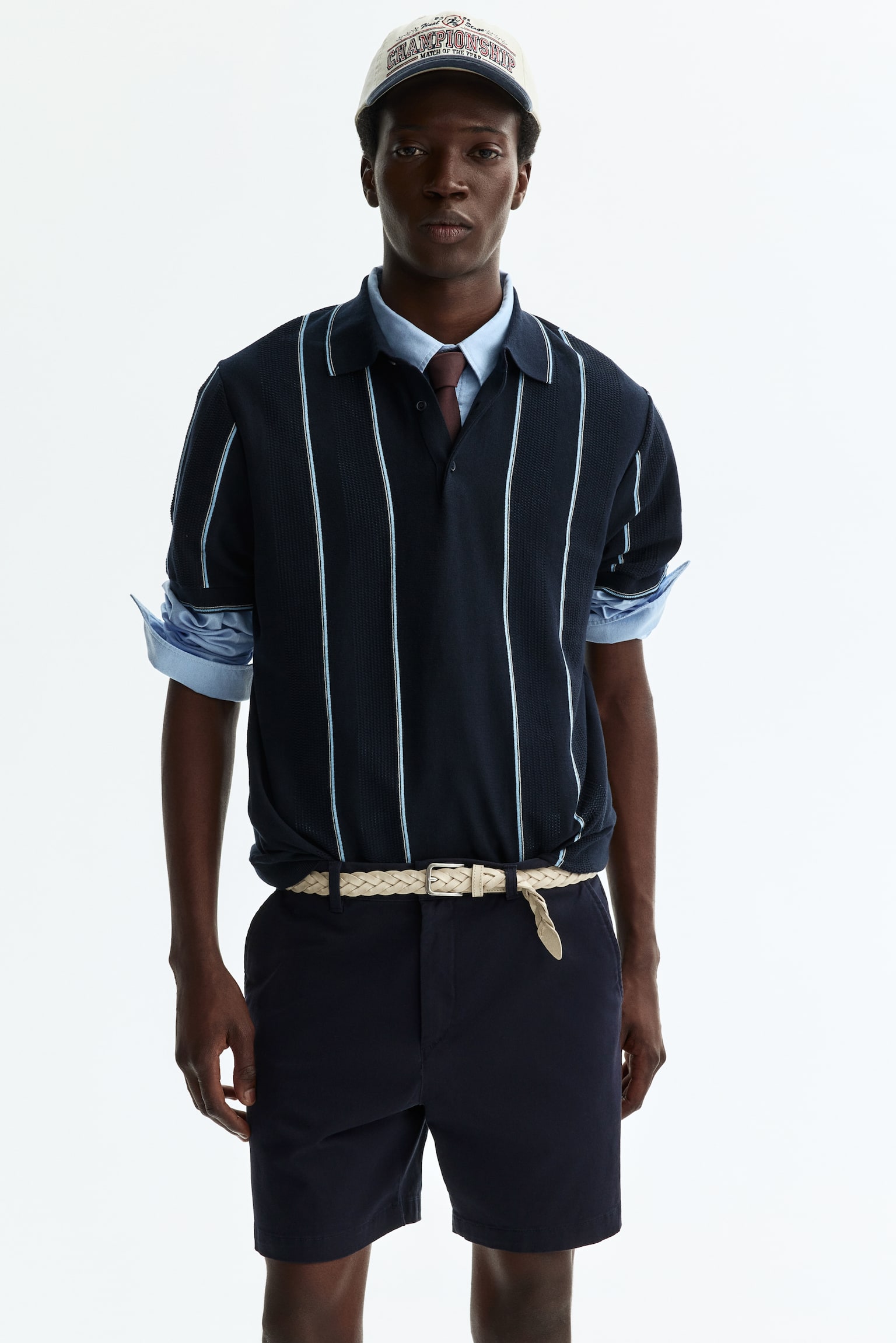 Regular Fit Cotton chino shorts - 1