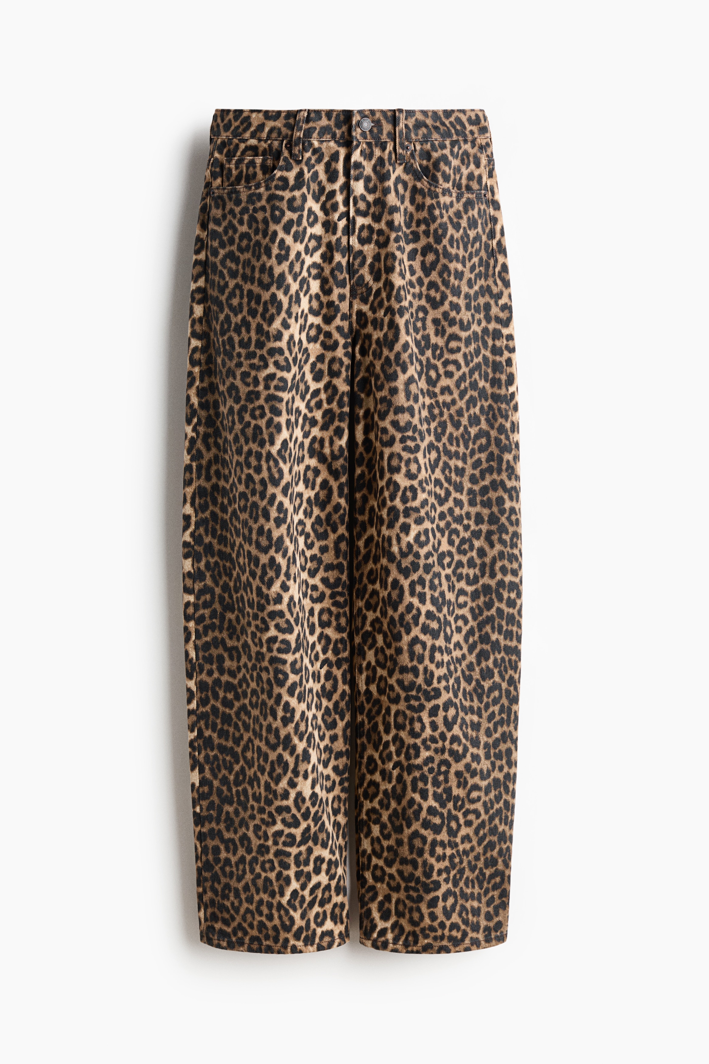 Barrel High Waist Jeans - Bézs/leopárdmintás/Világos farmerkék/Farmerfekete/Világos farmerszürke/Sötét farmerkék