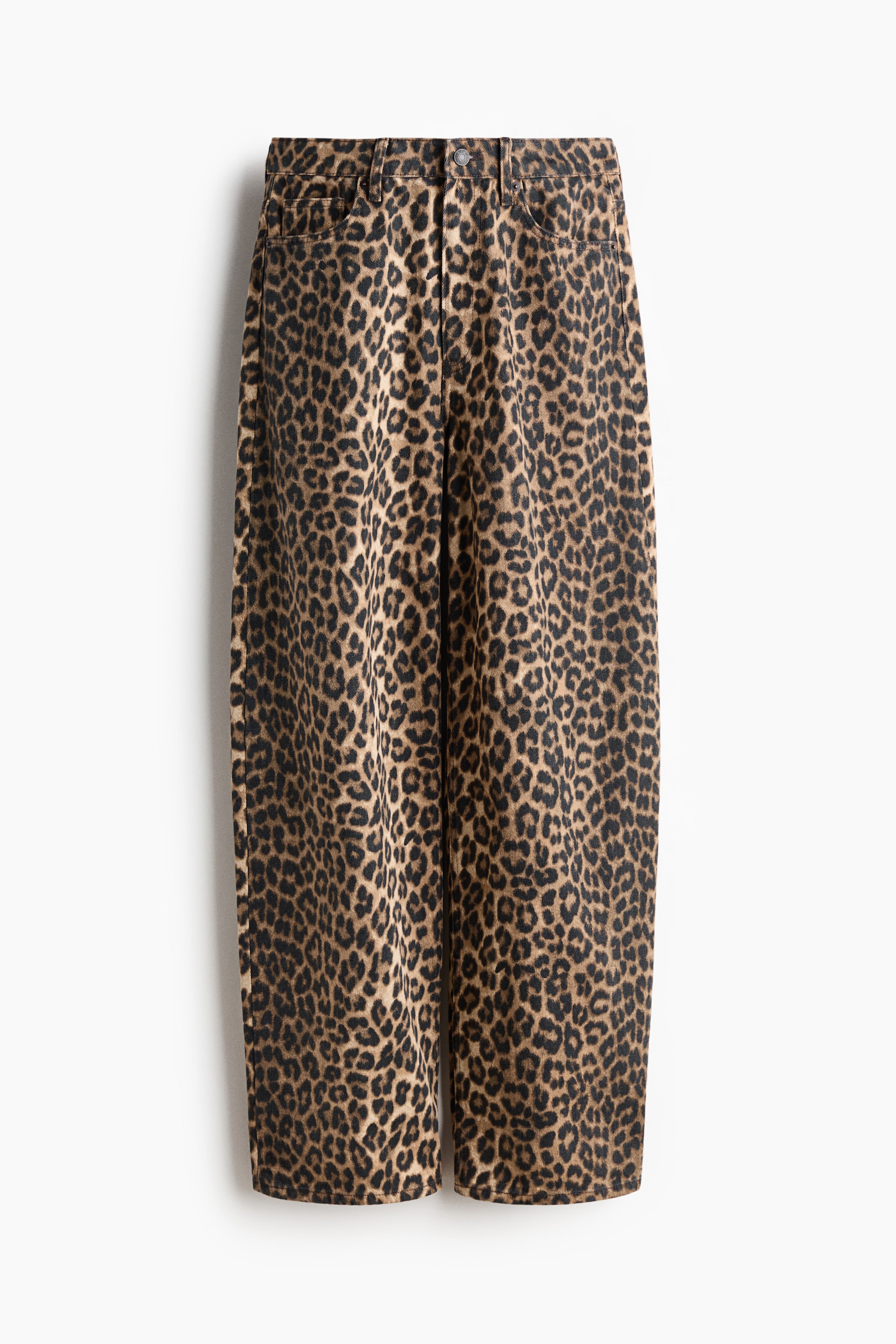 Barrel-Leg High-Waist Jeans