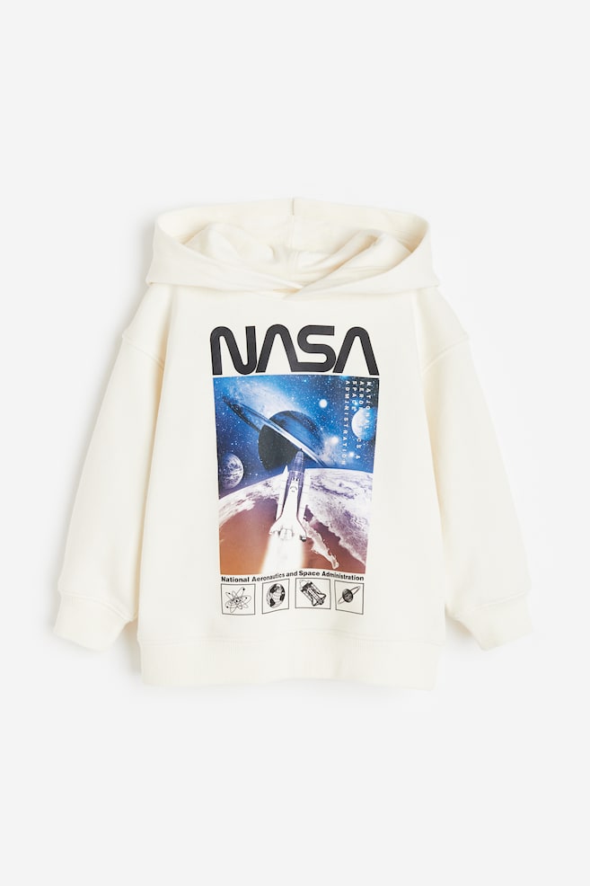 Printed hoodie - White/NASA/Light grey marl/Chicago/Natural white/Block-coloured/Light grey/Dinosaurs/dc/dc - 2