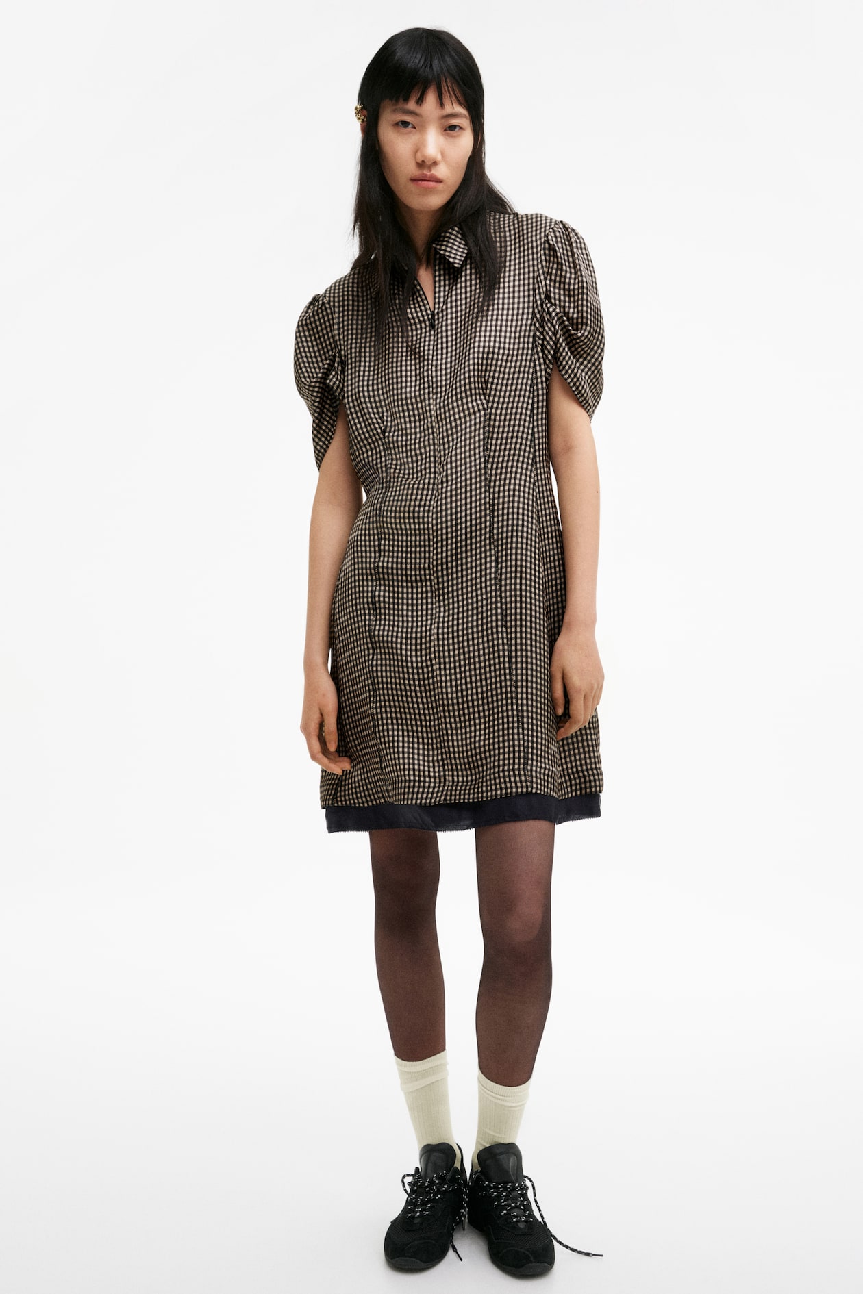 Puff-Sleeved Dress - image 2
