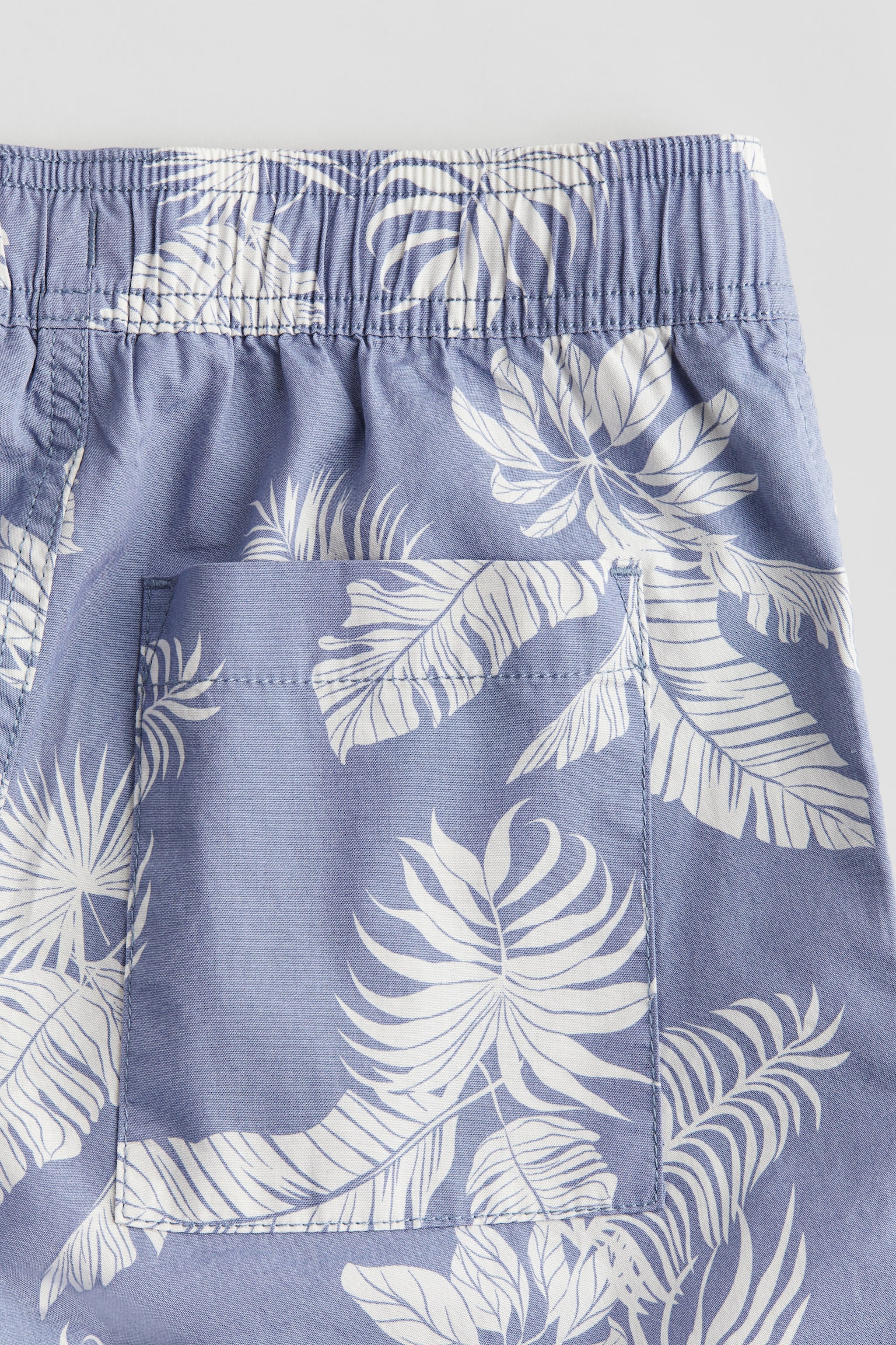 2-piece cotton set - Blue/Leaves/Dark grey/Tie-dye - 2