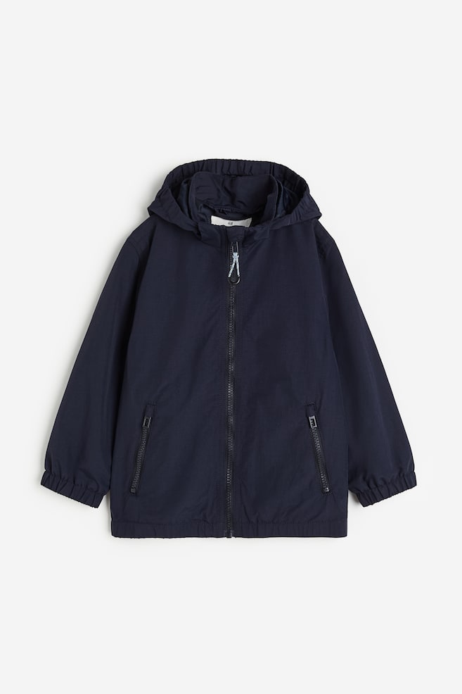 Hooded jacket - Dark blue - 1