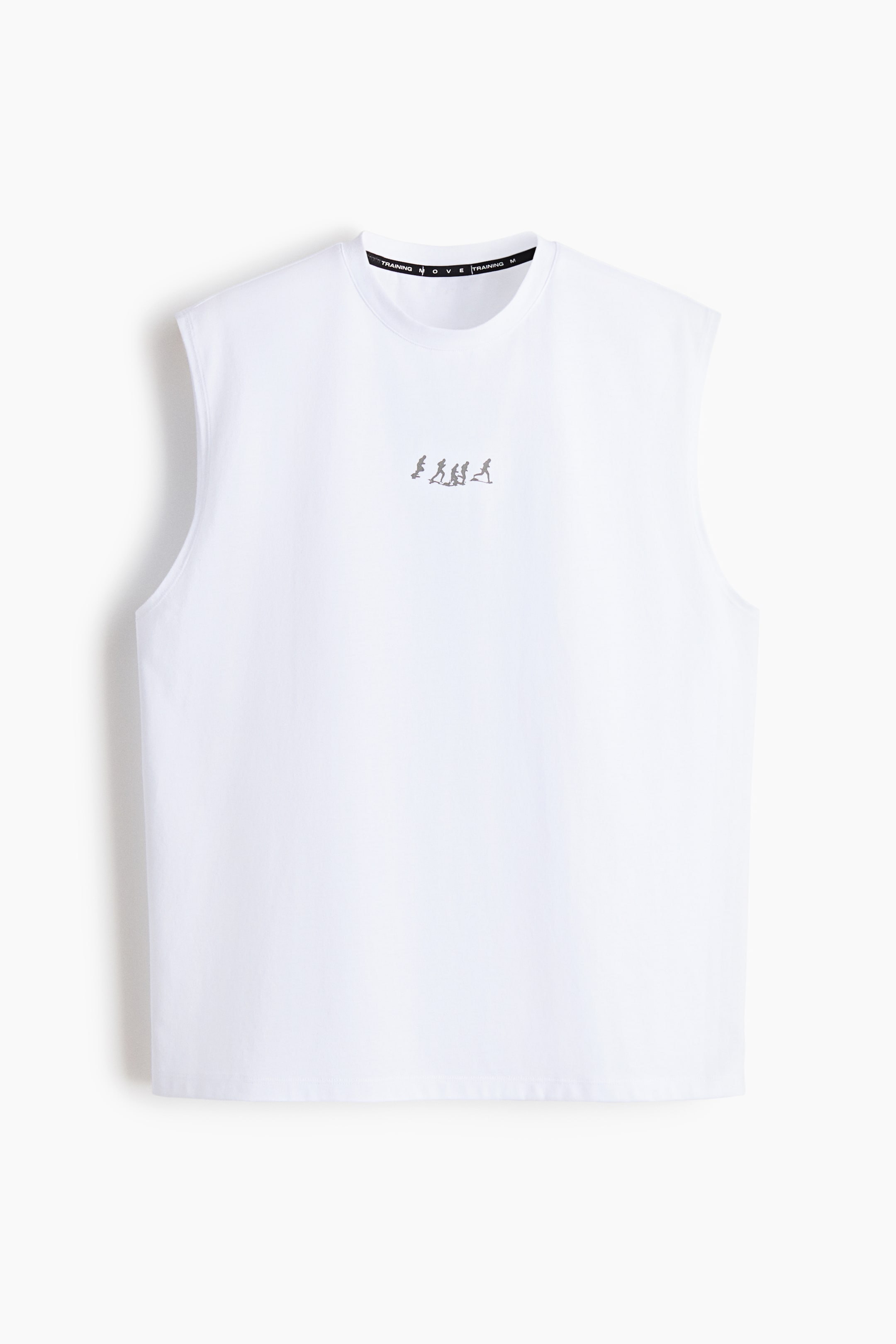 Переглянути збільшене зображення: Спортивна майка Loose Fit DryMove™ - Білий/Inner Peace - Men | H&M UA 1