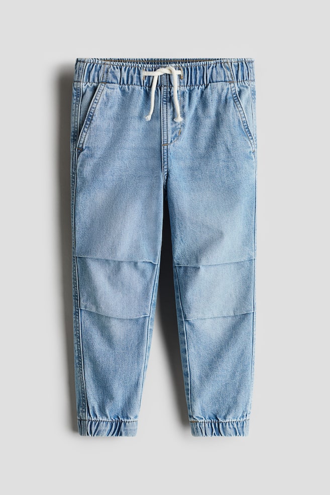 Denim joggers - Light denim blue/Denim blue - 1