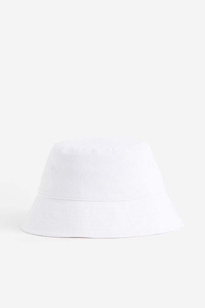 Cotton bucket hat - White/Black/Beige/Light blue - 2
