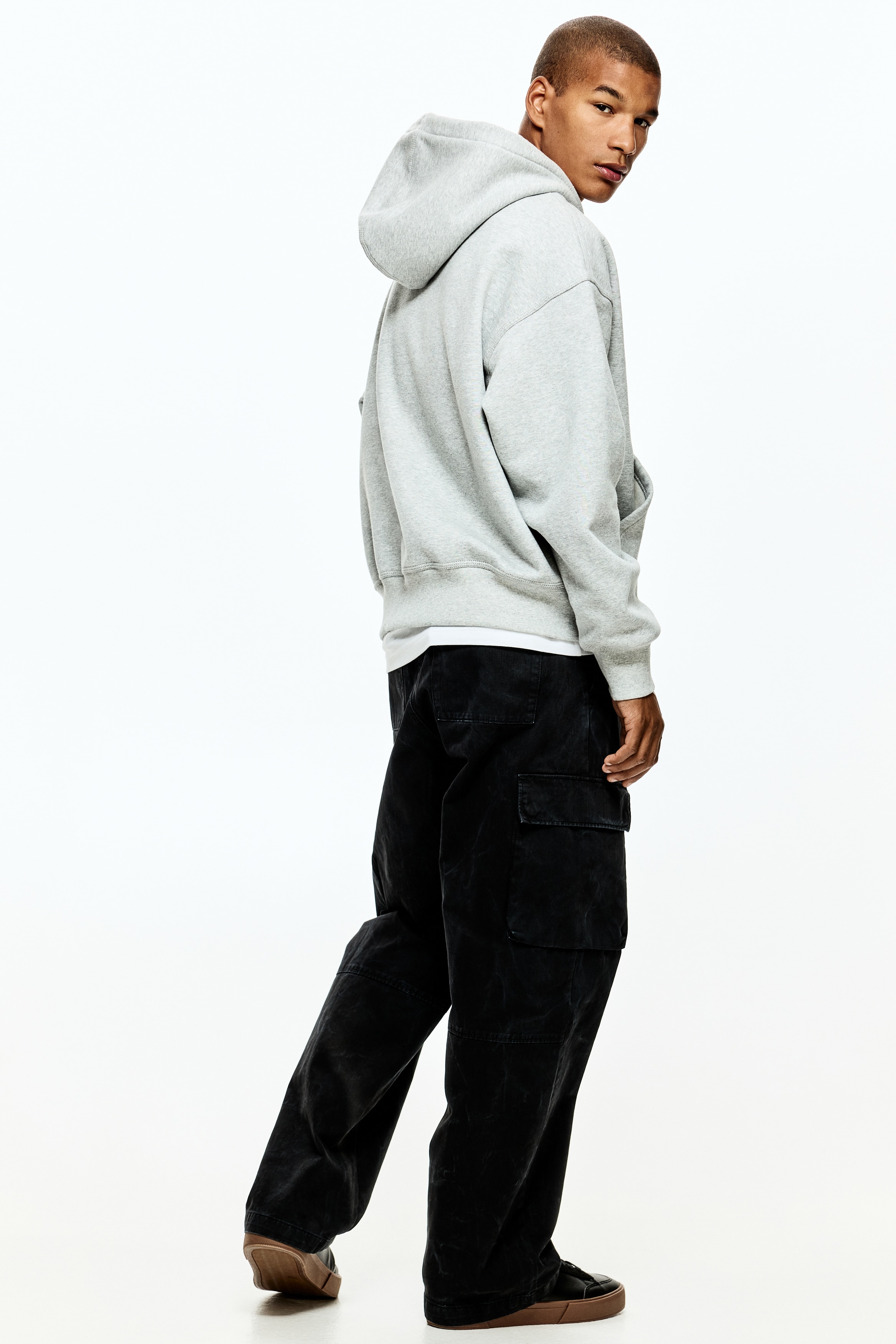 Oversized Fit Zip-through hoodie