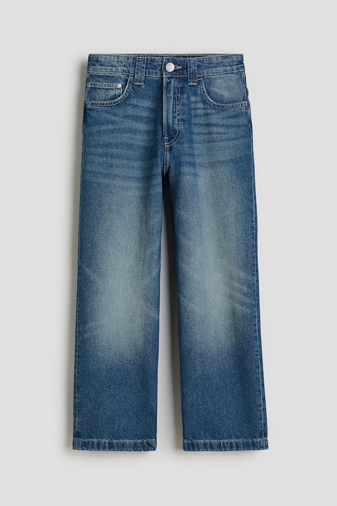 Baggy Fit jeans - Bleu denim/Bleu denim/Gris délavé/Bleu denim clair - 2