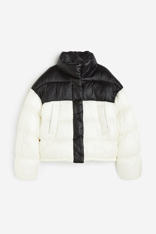 Puffer jacket - Cream/Block-coloured/Cream/Pearly/White - 2