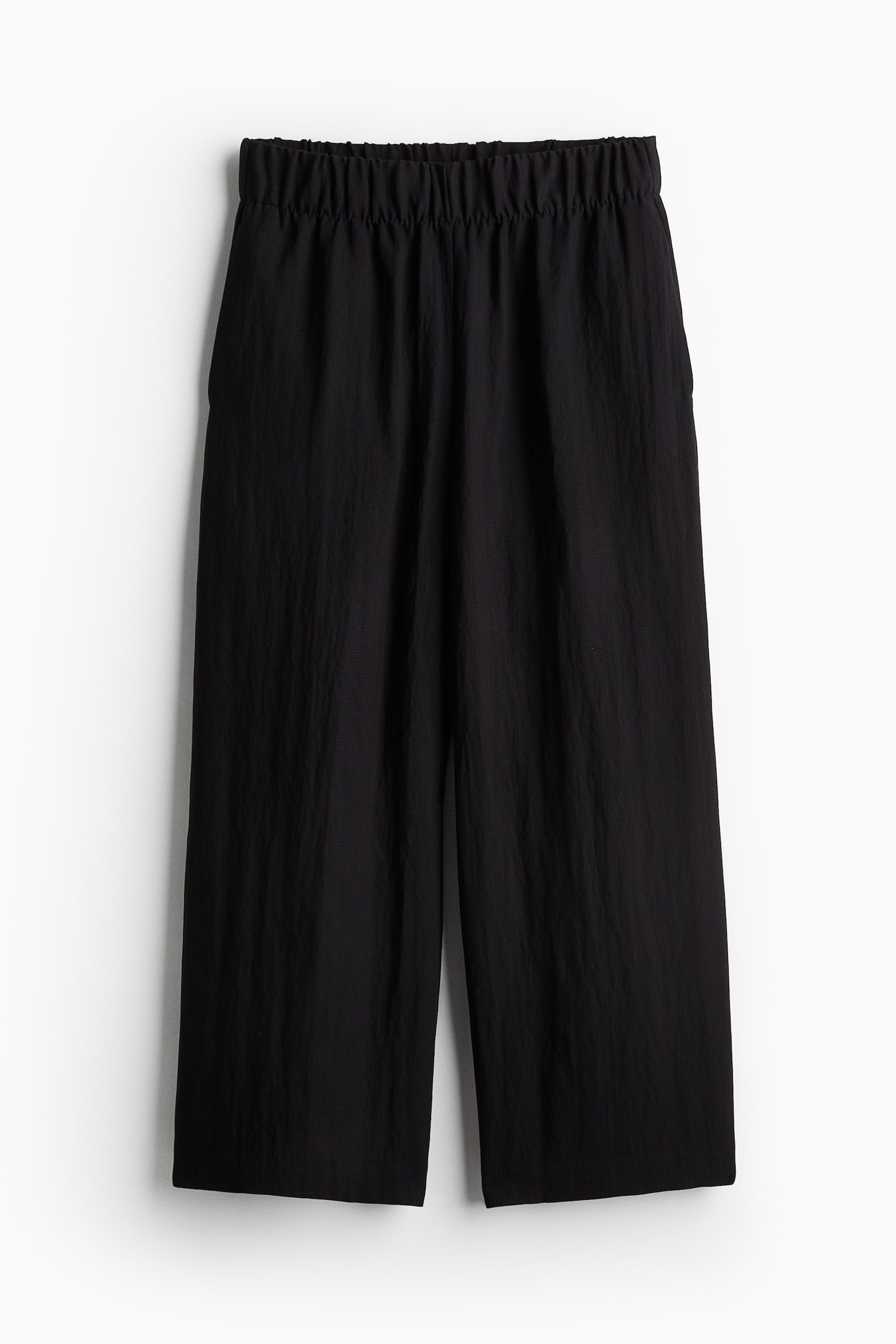 Pull-on culottes - Black/Dark khaki green/Light beige/White/Pinstriped - 2