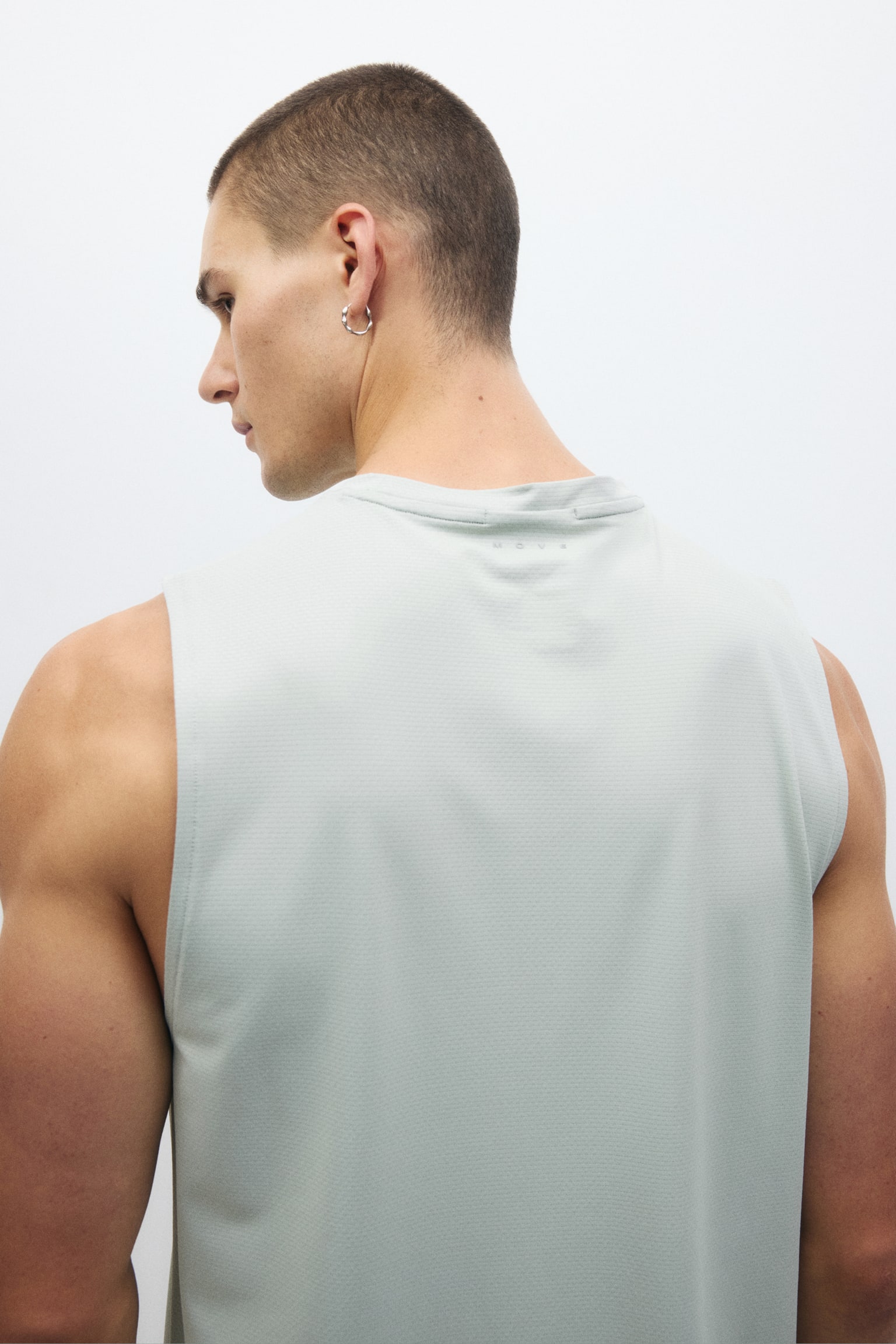 Regular Fit Sports vest top with DryMove™ - Light dusty green/Light grey/White/Dusty green/Black/Beige - 3