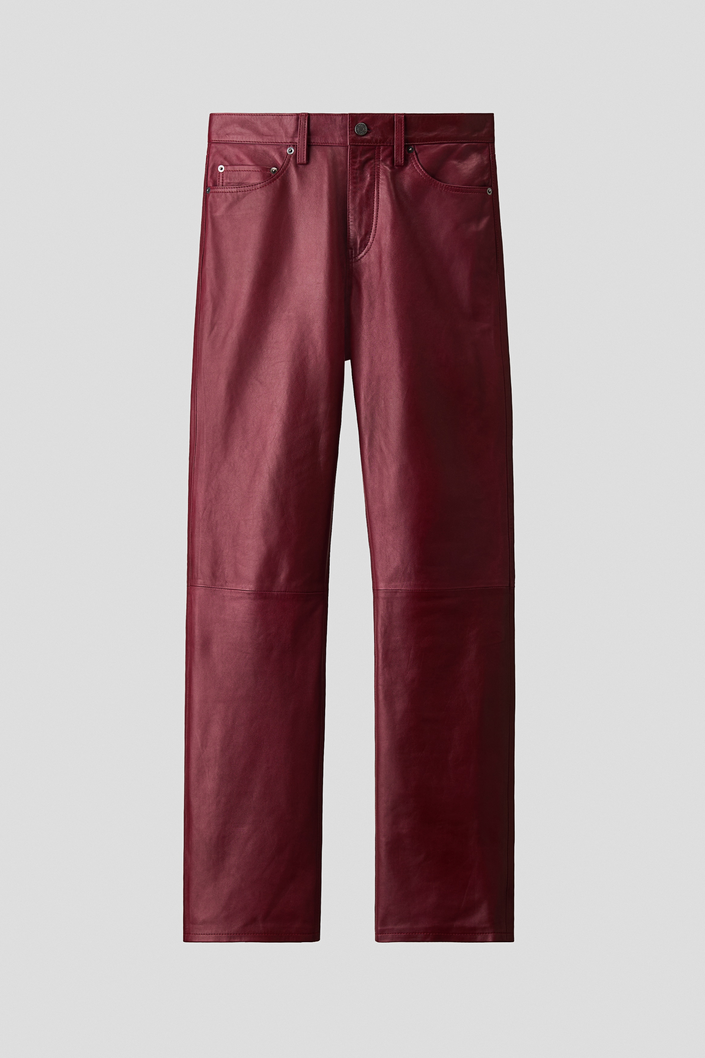 Skinnbyxa Regular Fit - Mörkröd/Svart