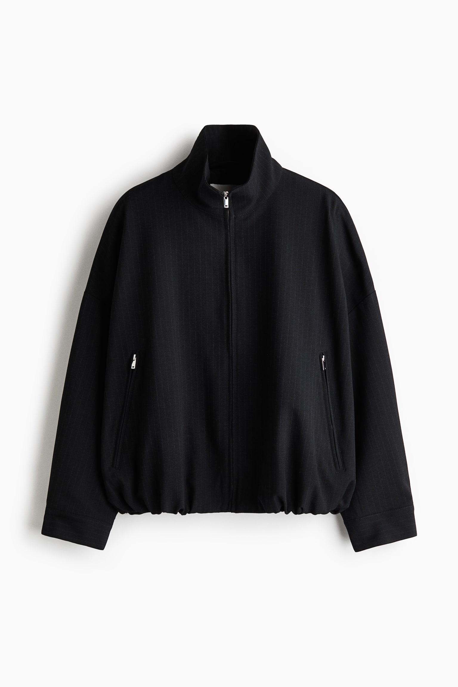 Женская куртка H&M Oversized Bubble-Hem, цвет: Тёмный серый — фото 1