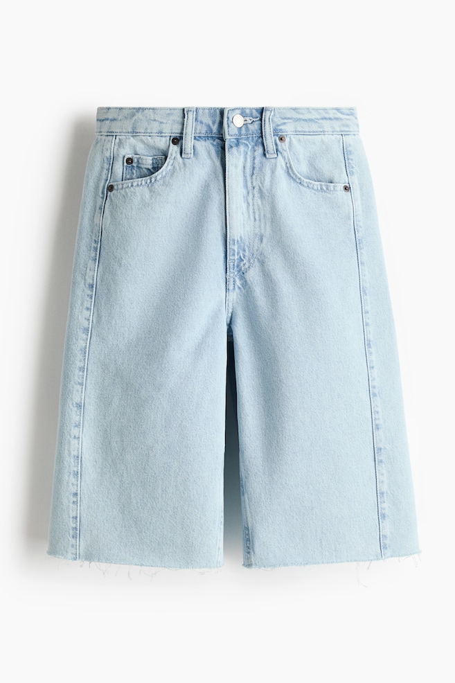 Denim Bermuda Shorts - Light denim blue/Light denim blue - 1