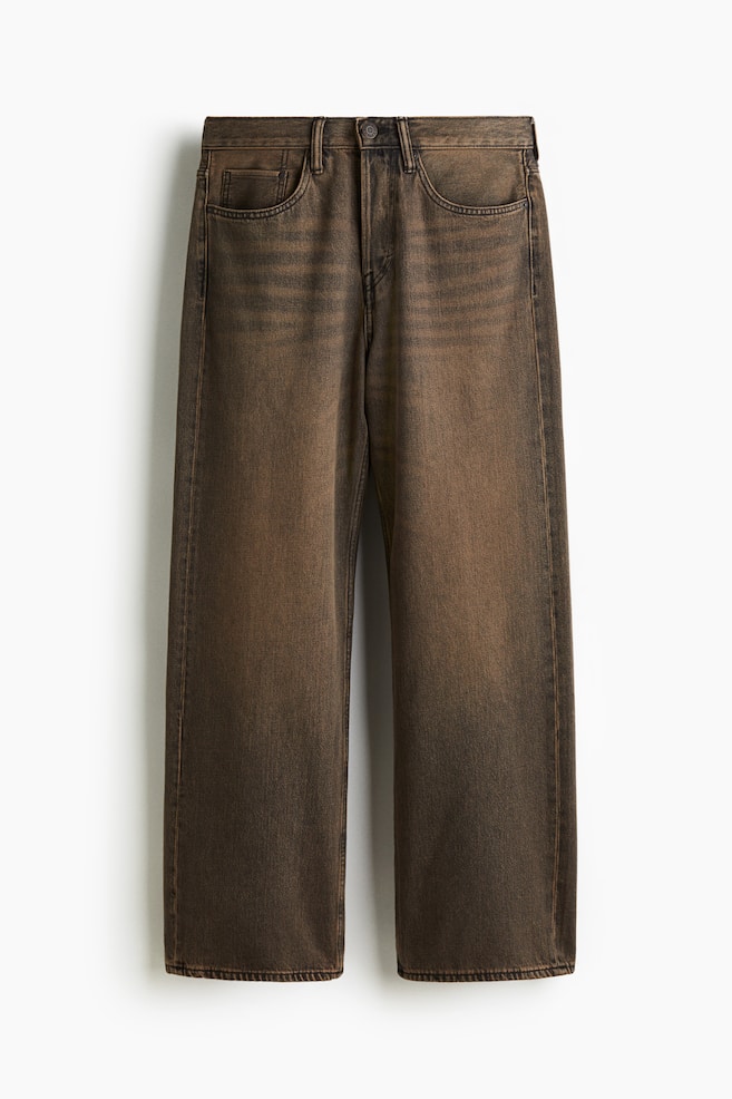 Loose Straight Jeans - Marrón/Negro/Gris oscuro/Azul denim/Azul denim/Azul denim/Azul denim/Azul denim claro - 1