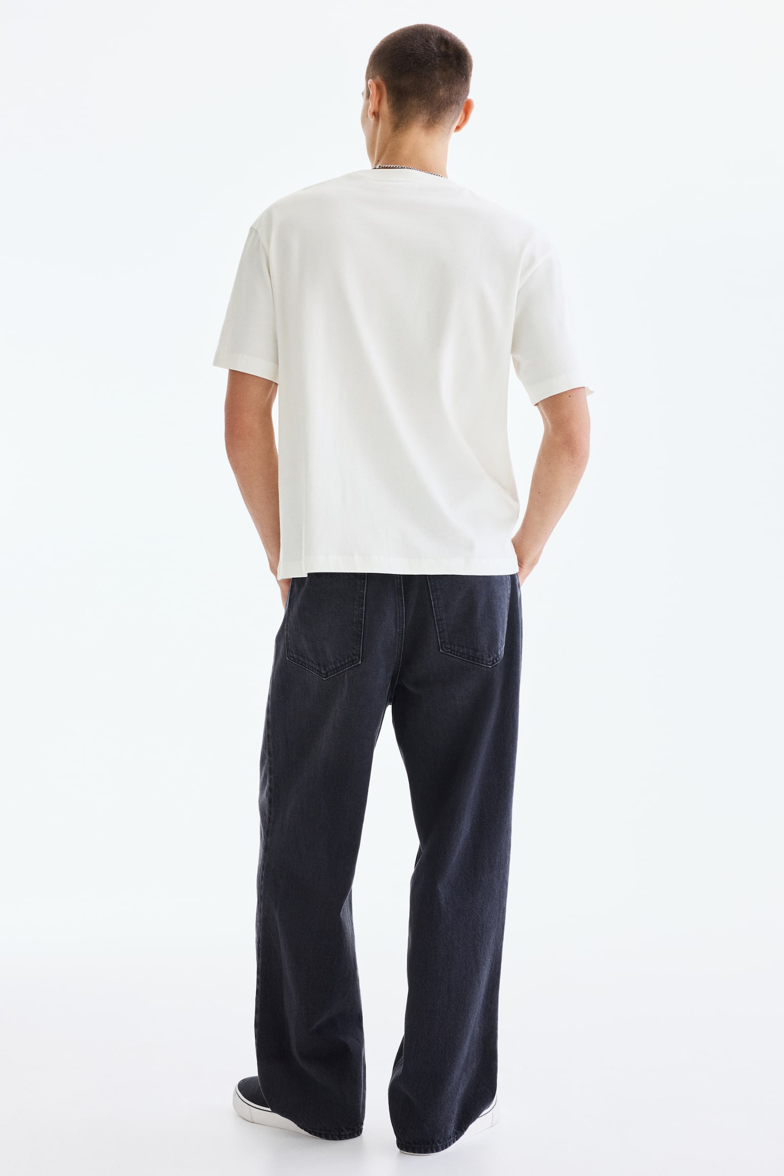 טישירט עם הדפס Loose Fit - לבן/SoHo NYC/בז'/Run Wild/בורדו/Athletics/אפור כהה/Sports Archives 08/כחול כהה/SoHo NYC/לבן/Soho/כחול כהה/New York City/ירוק-כחול כהה/Soho NYC/לבן/SoHo/שחור/Golden Sunset/לבן/London/סגול/NYC - 6