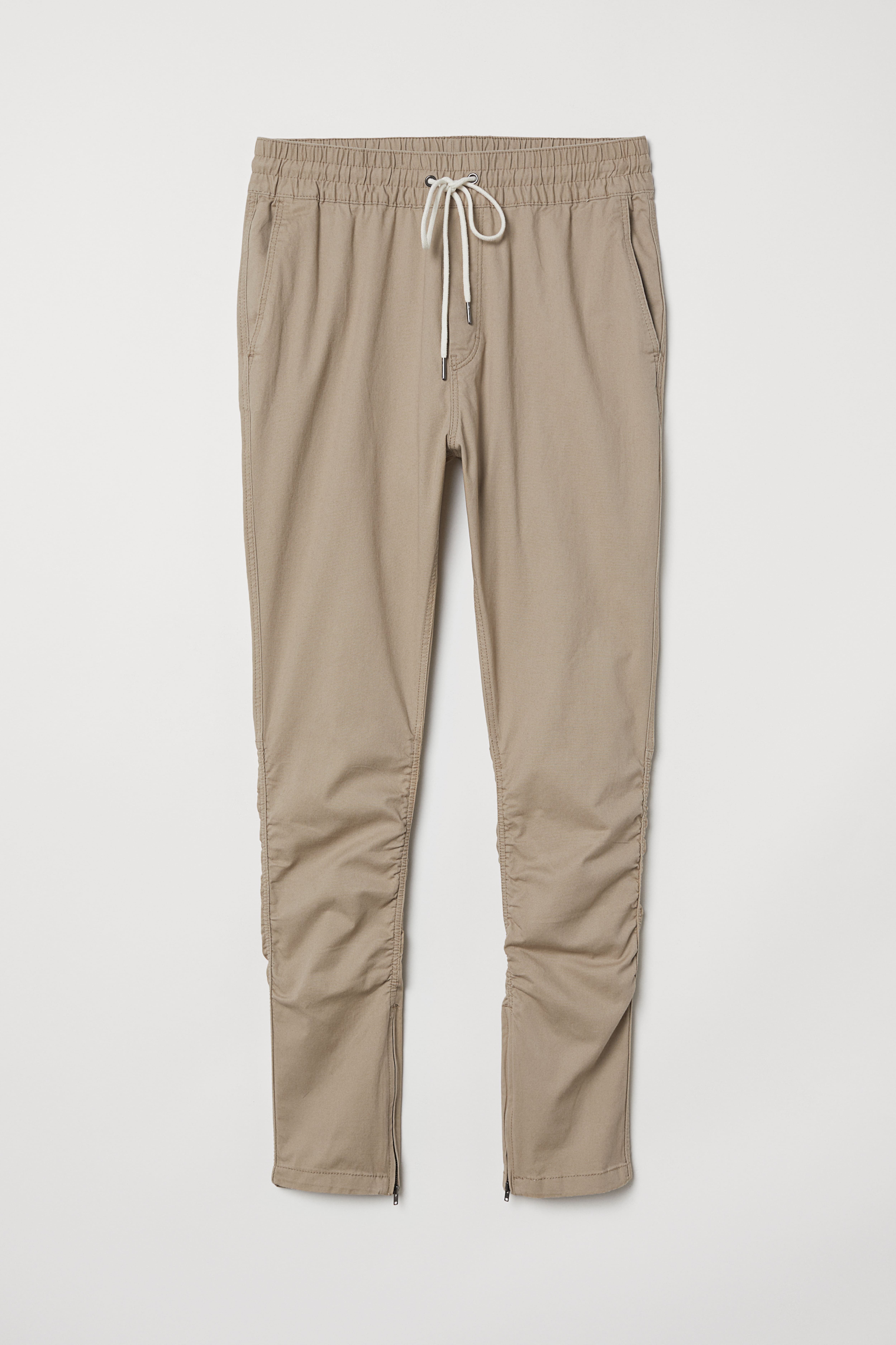 Chino fashion twill drawcord jogger pants