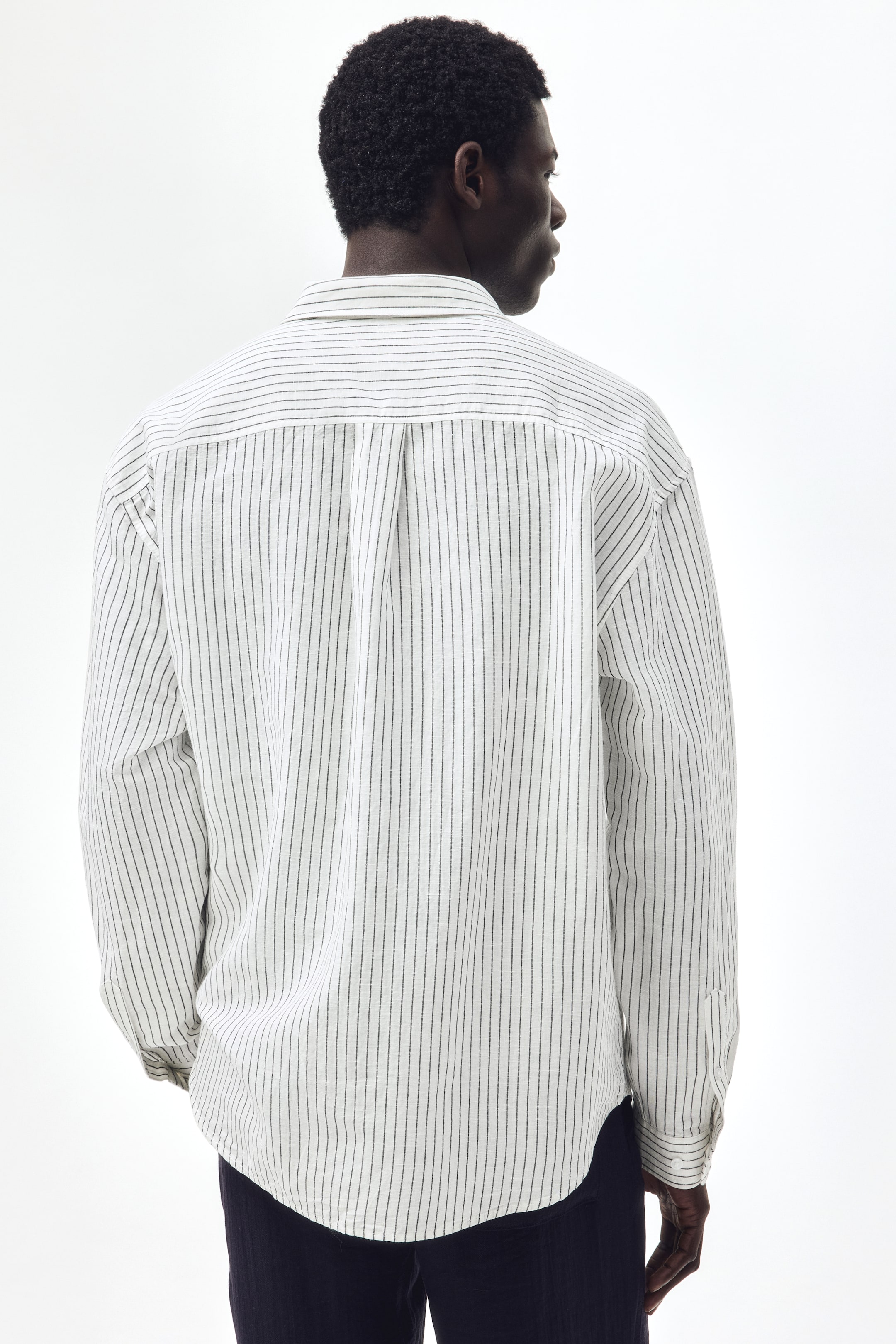 Relaxed-Fit Linen-Blend Shirt