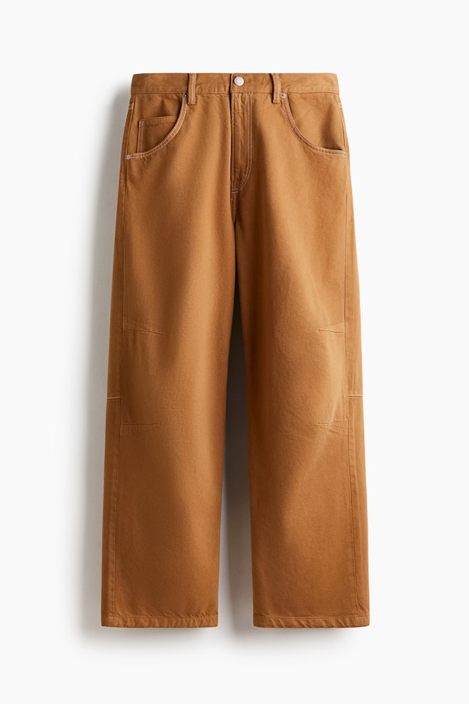 Baggy Jeans - Dark beige - 1