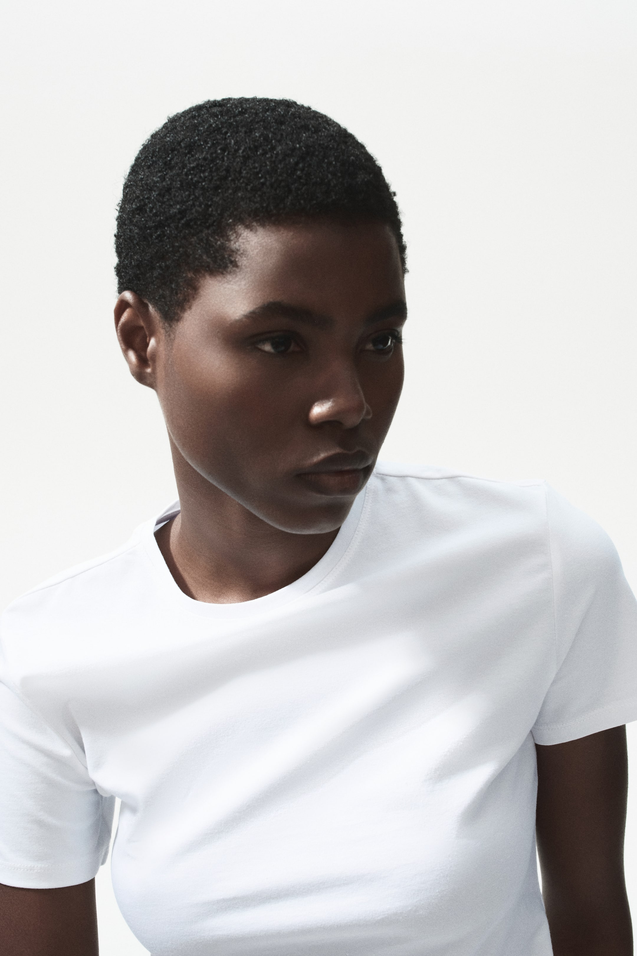 Fitted Cotton-Blend T-Shirt